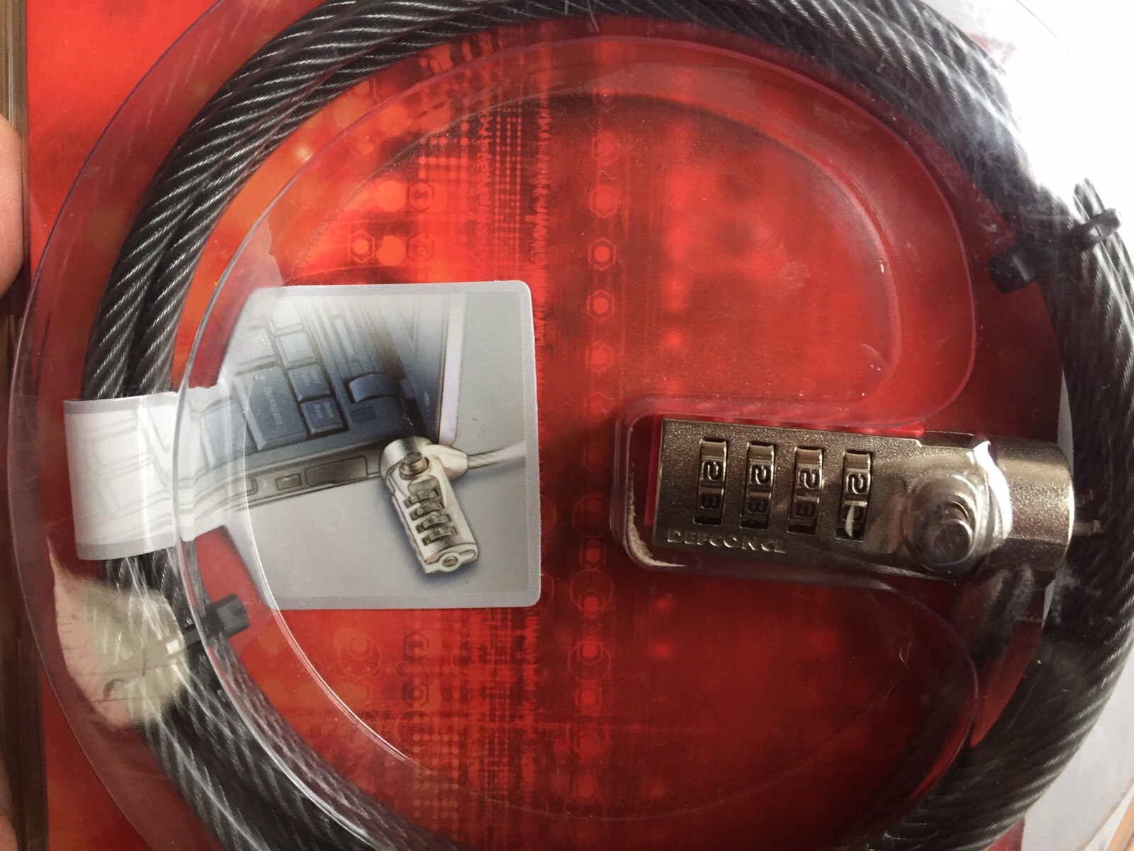 BRAND NEW Targus DEFCON CL Combo Cable Lock PA41OU Notebook Computer Security