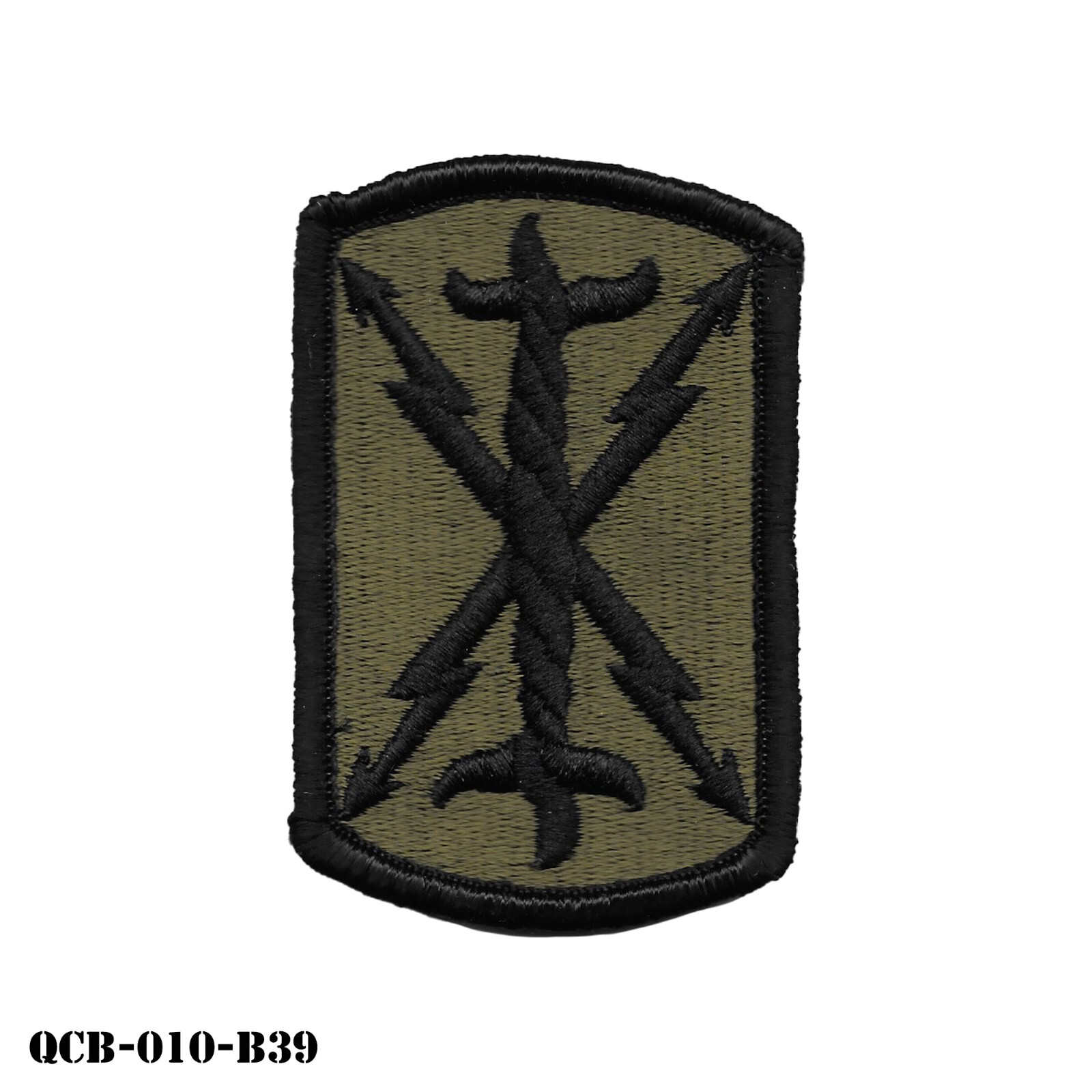 US Army 17th Field Artillery Brigade Subdued OD Sew On Patch ~ New Old Stock