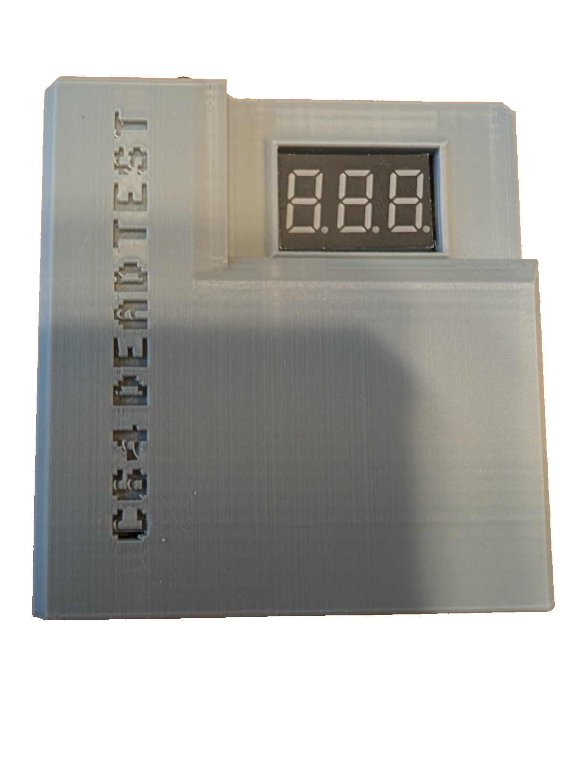 Commodore 64 Dead Test Cartridge with Voltmeter Power Display.