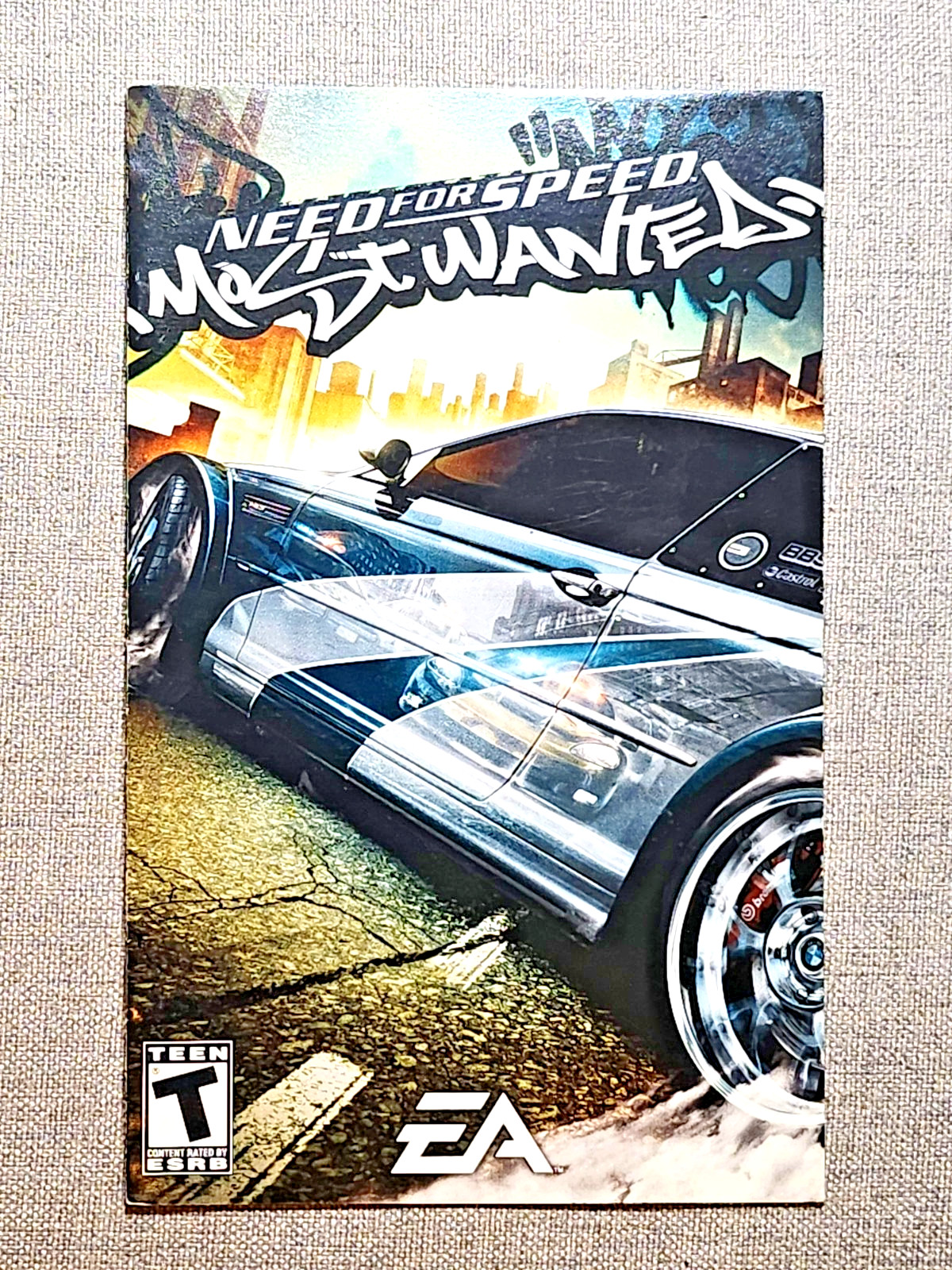 Need for Speed Most Wanted Instruction Manual Only - PS2 PlayStation 2