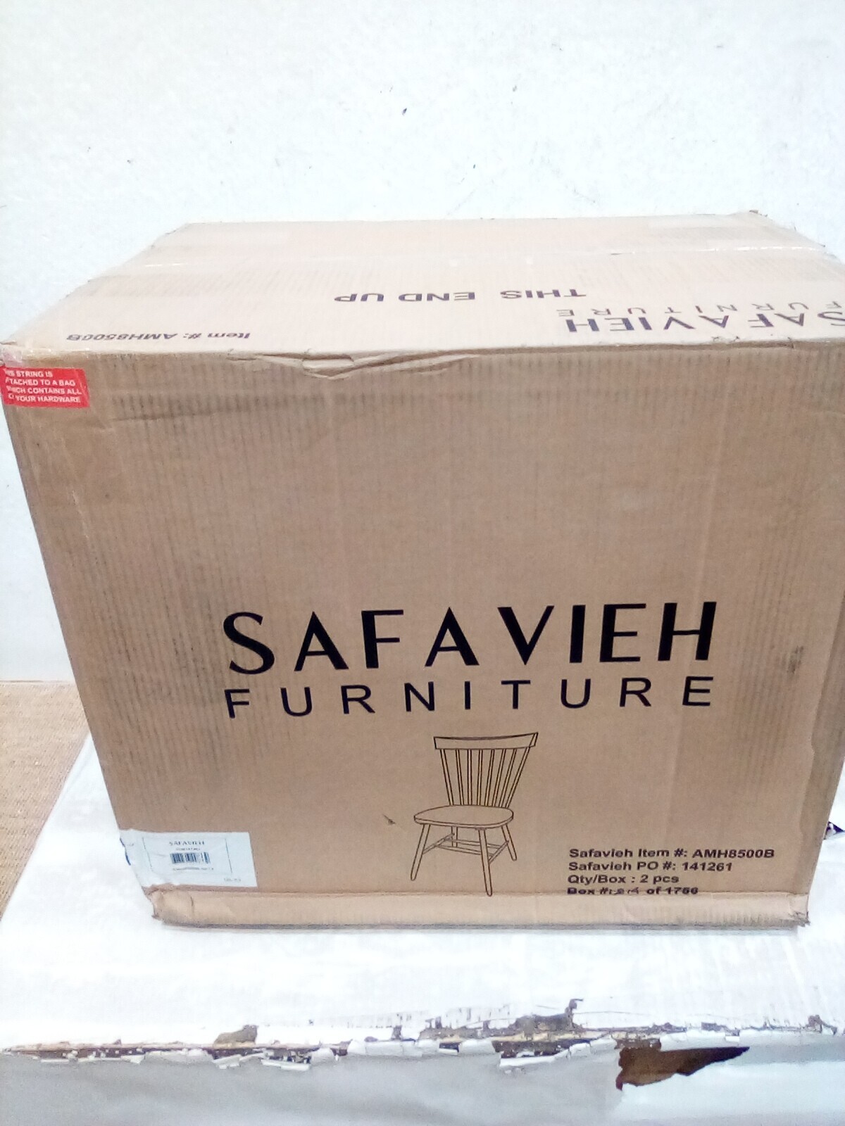 Safavieh PARKER SPINDEL SIDE CHAIR, Reduced Price 2172728932 AMH8500B