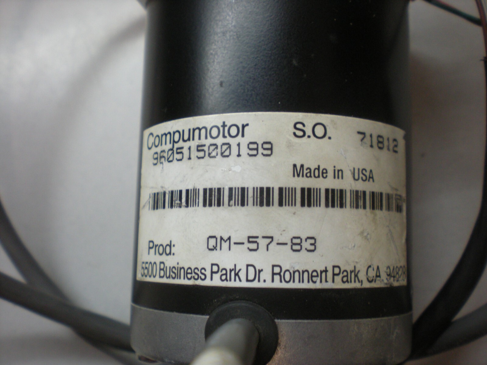 Compumotor QM-57-83 Double Shaft Stepping Motor