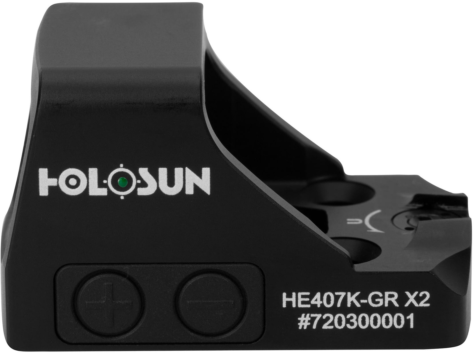 Holosun HE407K-GR X2 Red Dot Reflex Sight 1x, Green 6 MOA Dot Reticle, Anodized