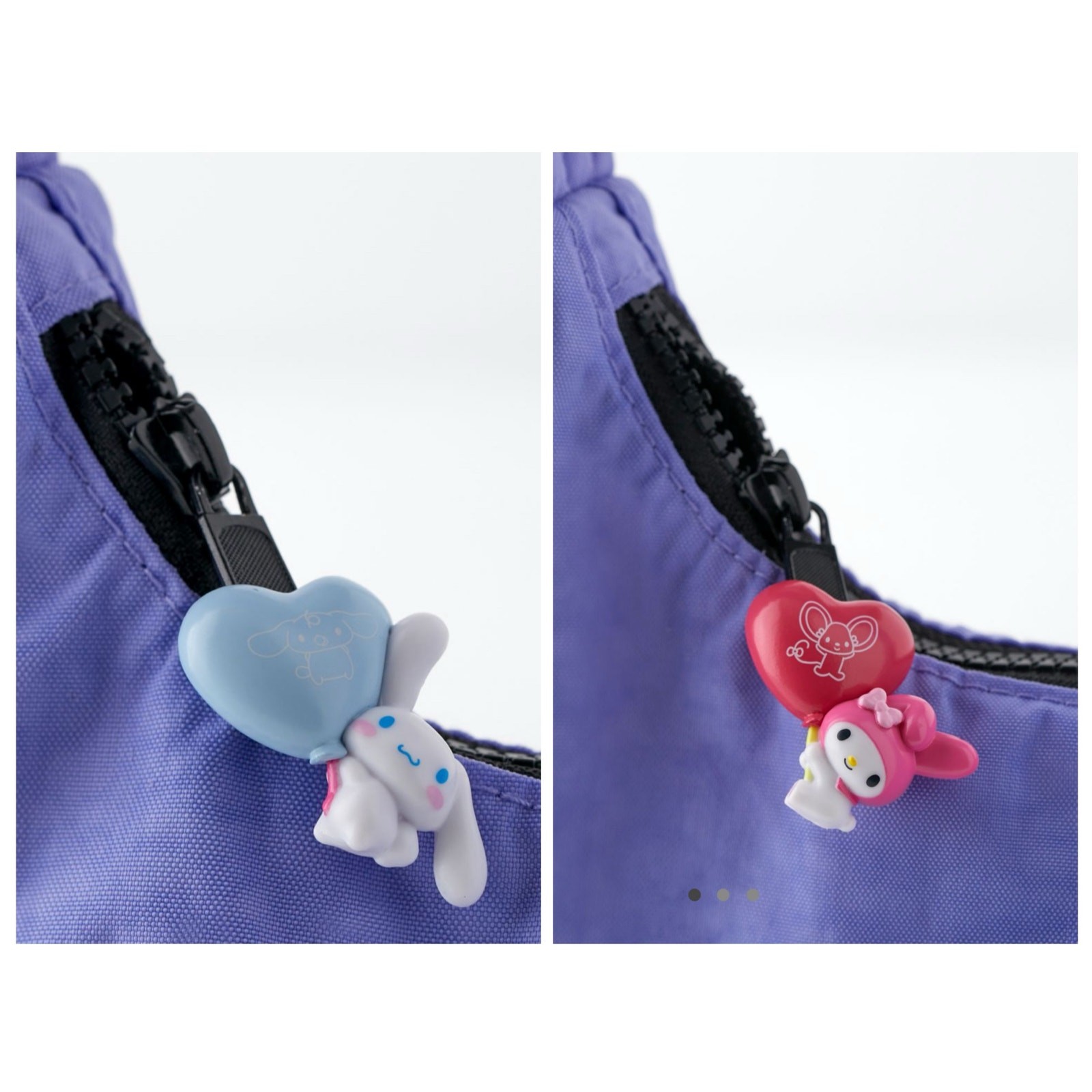 Sanrio Zipperbite My Melody Cinnamaroll Zipper Charm Accessory Bundle Easter NEW