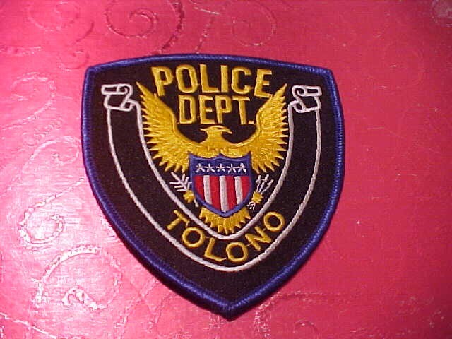 TOLONO ILLINOIS POLICE PATCH SHOULDER SIZE UNUSED
