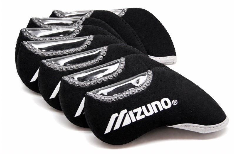 Mizuno Black Iron HeadCovers 10 pcs Golf Set Head Cover Club Neoprene