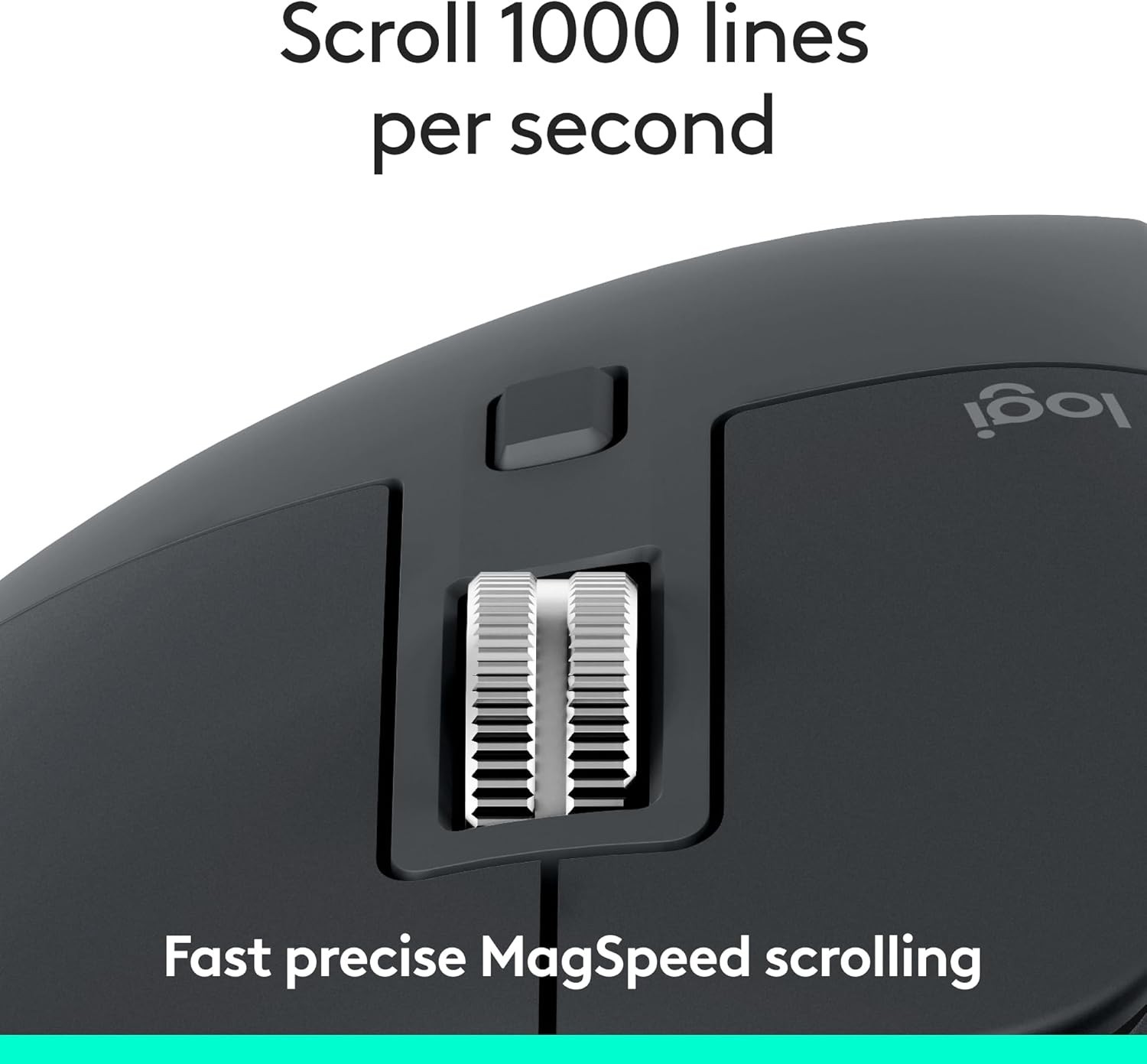 Logitech MX Master 3S Bluetooth Edition Fast Scrolling 8K DPI PC/Mac Graphite