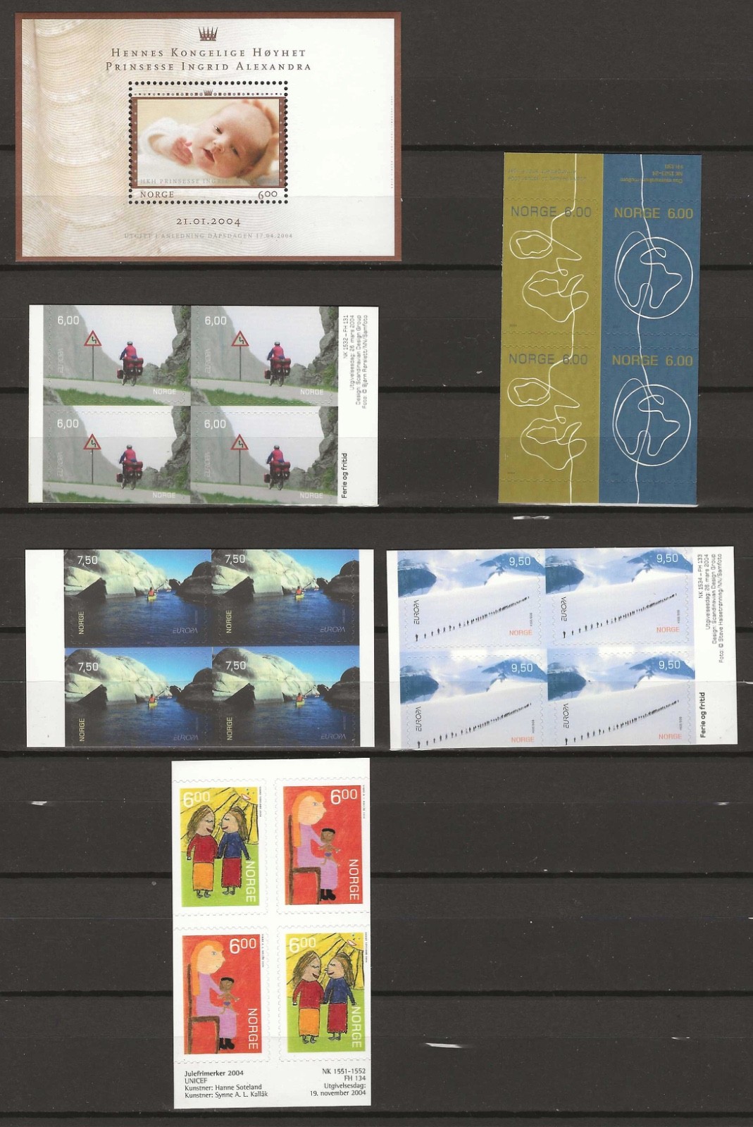 Norway 2004 year set MNH (2 scans)