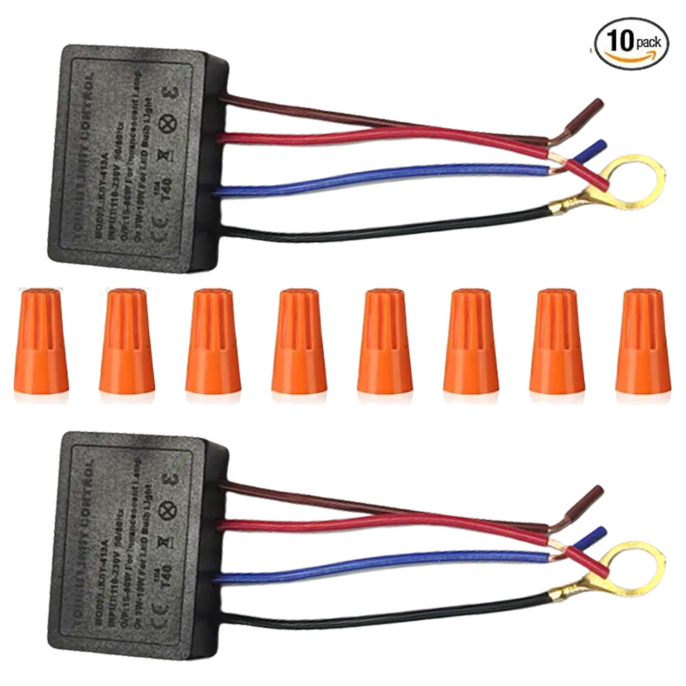 3 Way Touch Sensor Dimmer, Touch Lamp Repair Kit Control Module Replacement 2Set