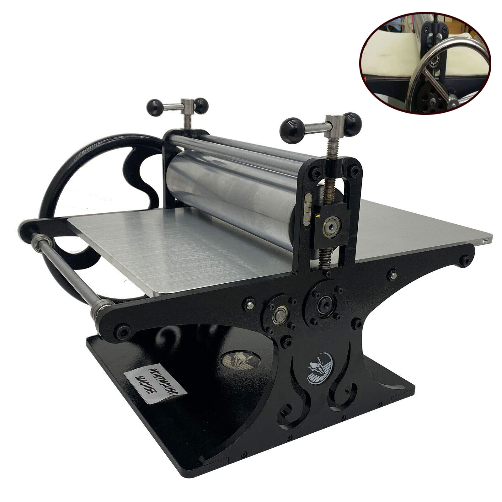 13*19in Printmaking Machine 4K Etching Press for woodblock & Copperplat Printing
