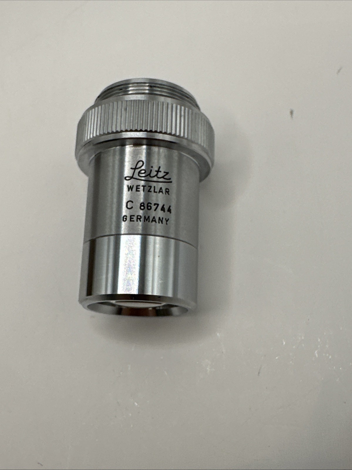 Leitz Wetzlar PL 2.5x /0.08 Microscope Objective Lens Germany 170/-