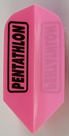 Pentathlon Slim Fluro Pink Dart Flights