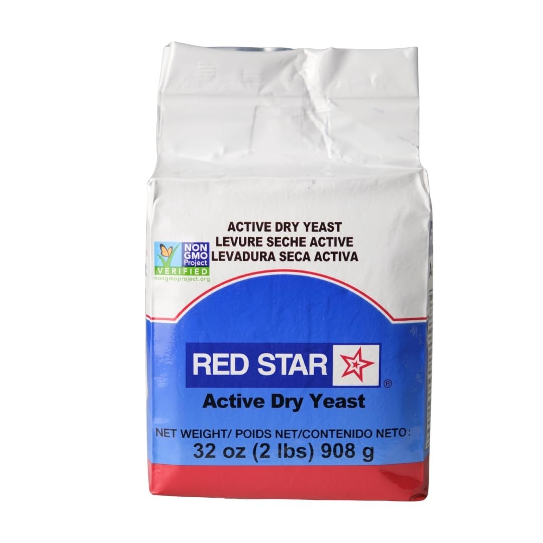 High-Quality Active Dry Yeast, 32 Oz - Ideal for Bread & Dough Baking