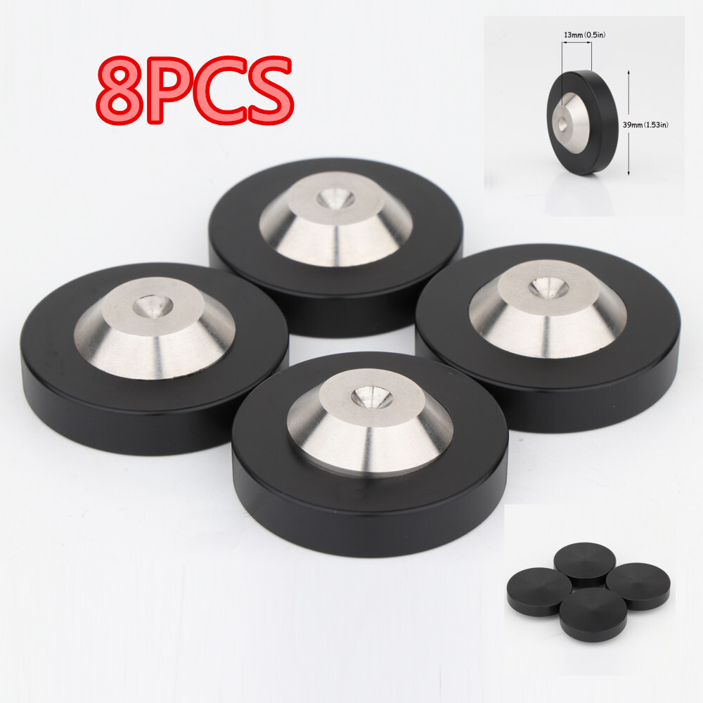 8PCS HiFi Audio Base Stand Pads Isolation Feet 39x13mm for Speaker AMP CD Player