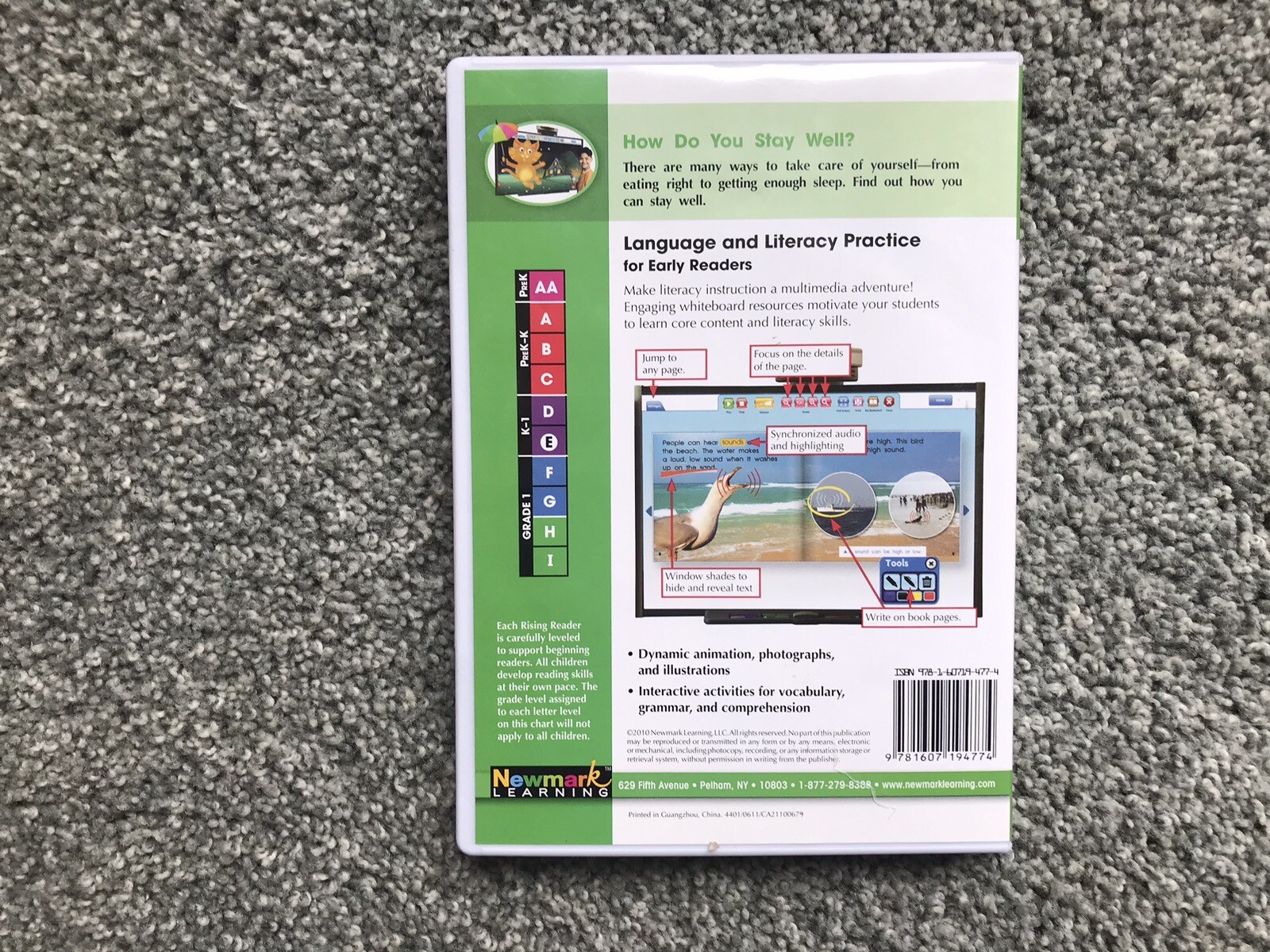 Newmark Interactive Whiteboard Resources Science Vol. 2 5 CD-ROM Set VG Cond