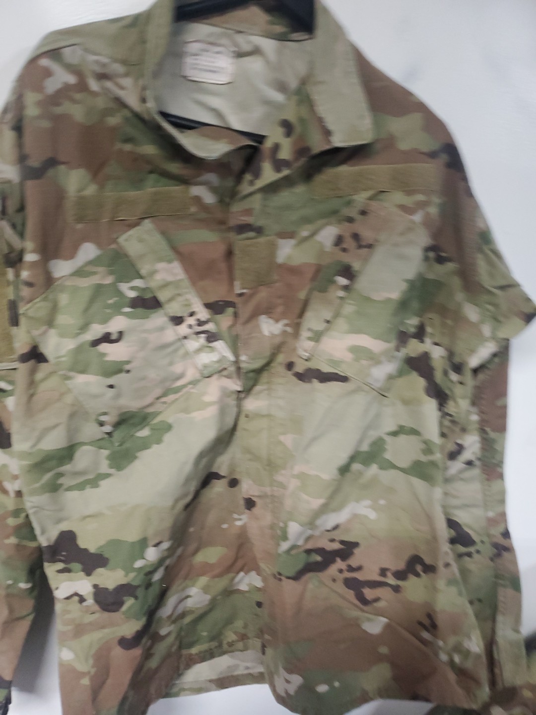Bin# Medium Long USGI Scorpion W2 OCP Combat Uniform top jacket 50/50