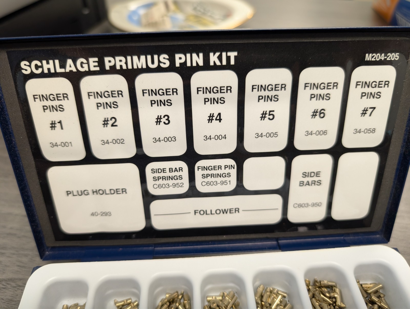 Schlage 40-070 primus pin kit NOS