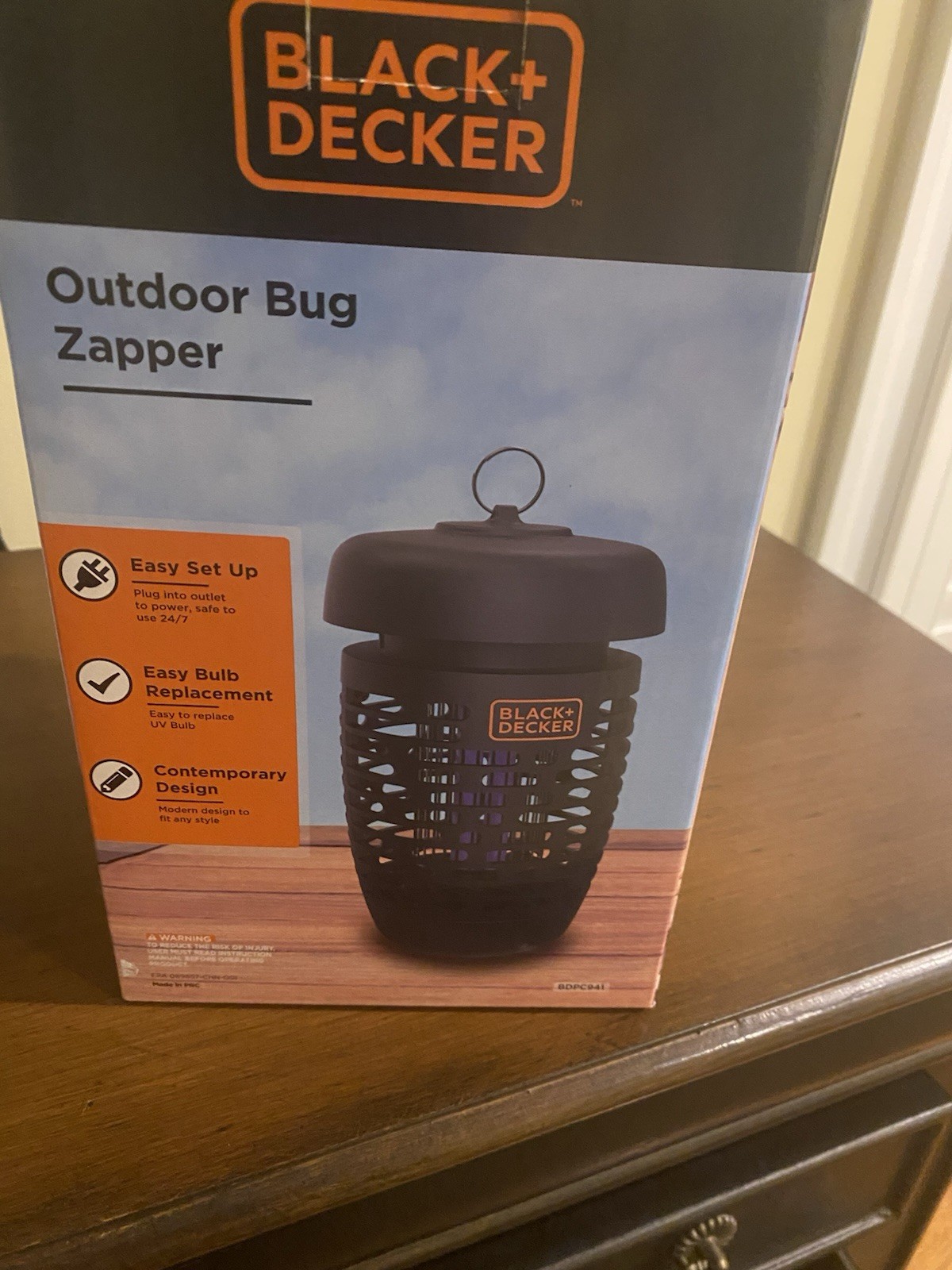 BLACK + DECKER UV Bug Zapper BDPC941 Insect Pest Control Mosquito/Fly Repel/Trap