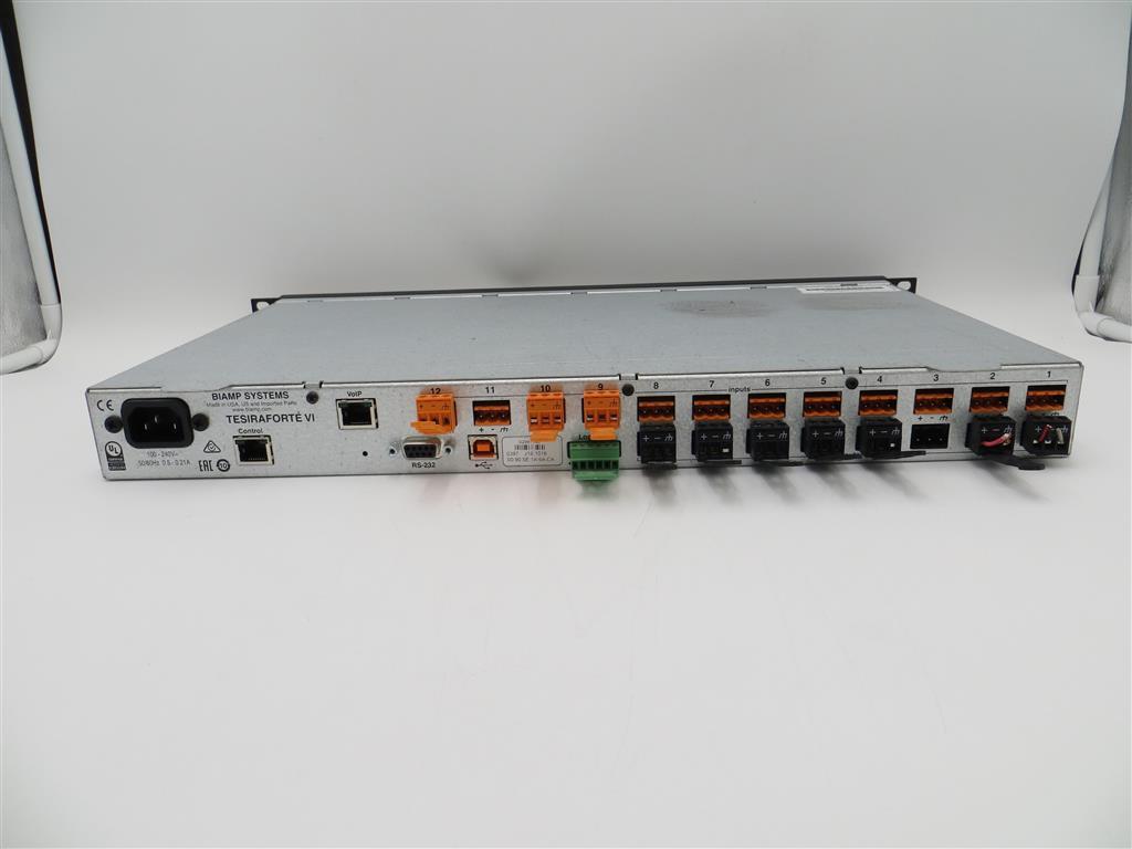 Biamp Tesira Forte VI Digital Audio Signal Processor PLEASE READ
