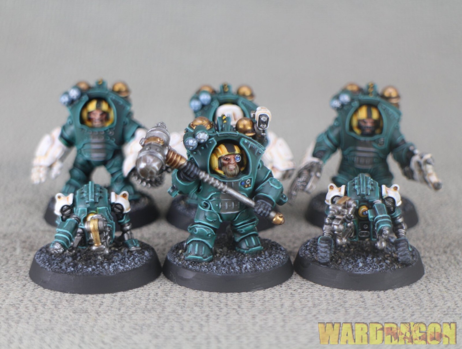 Necromunda WDS painted Ironhead Squat Prospectors Exo-kyn z58