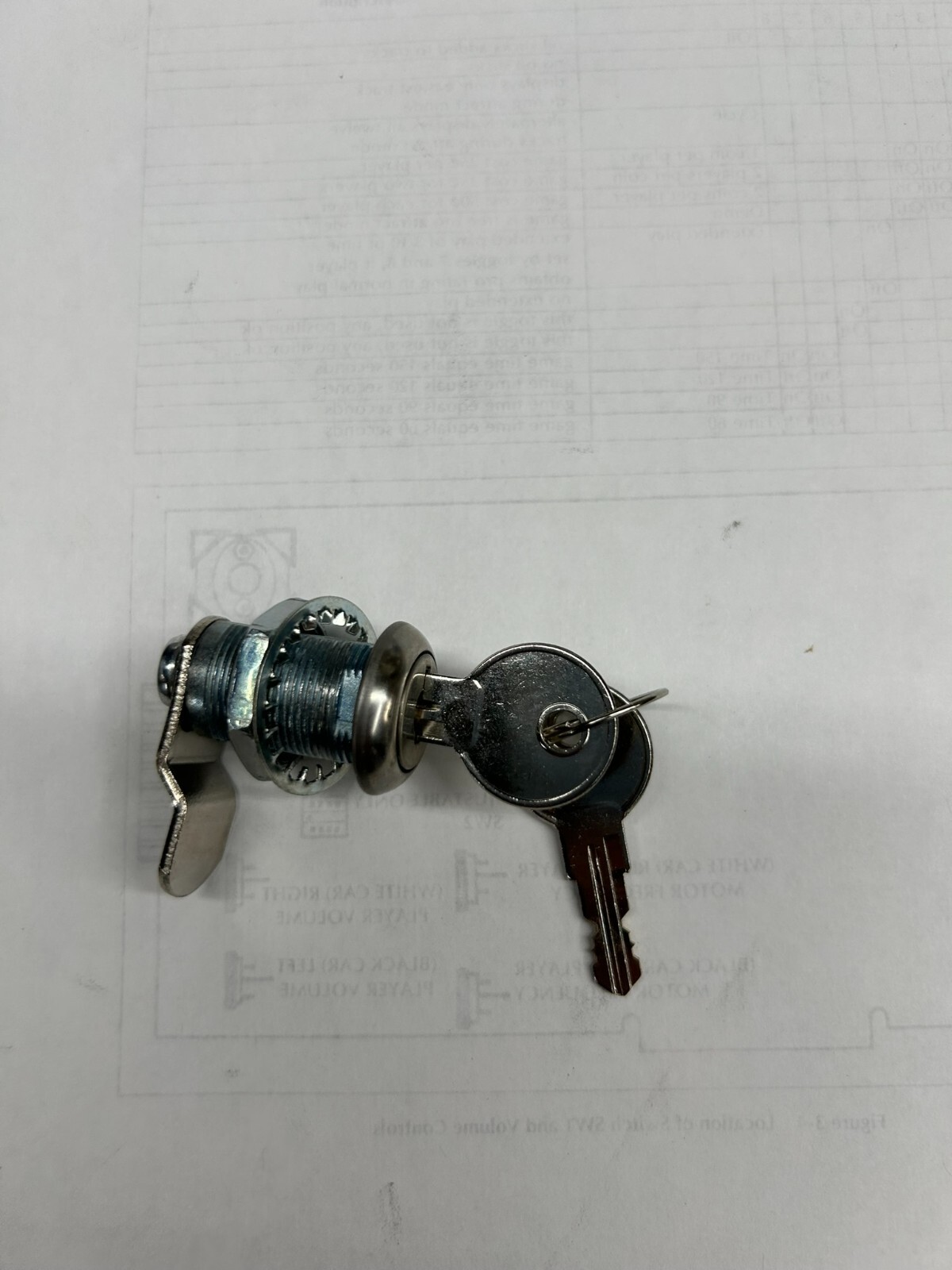 7/8 Suzo/Happ arcade game lock new
