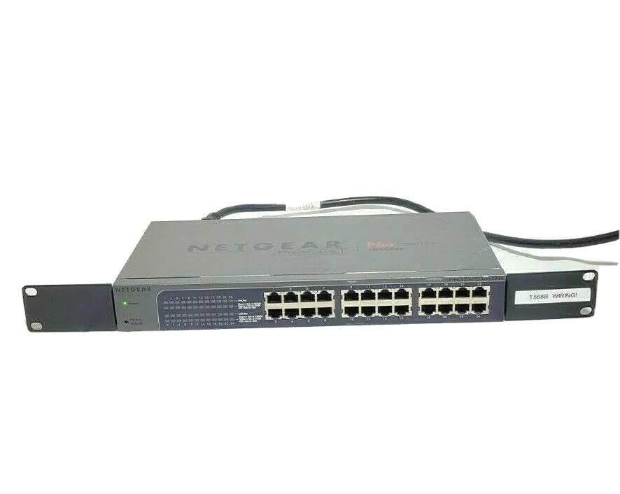 Netgear ProSafe Plus Switch 24-Port Gigabit Switch JGS524E  USED.