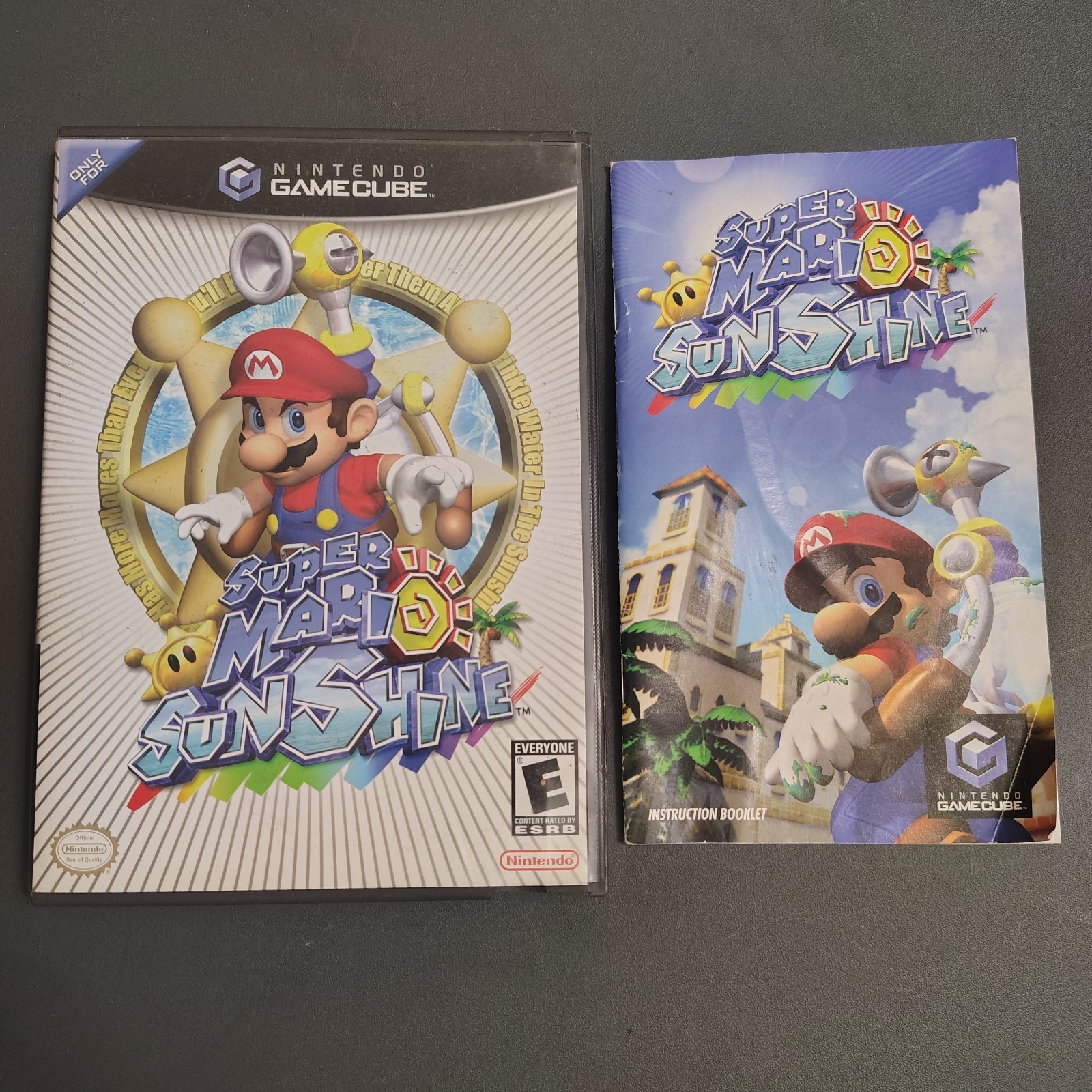 Super Mario Sunshine - ** CASE & MANUAL ONLY ** Not For Resale Version - NO GAME
