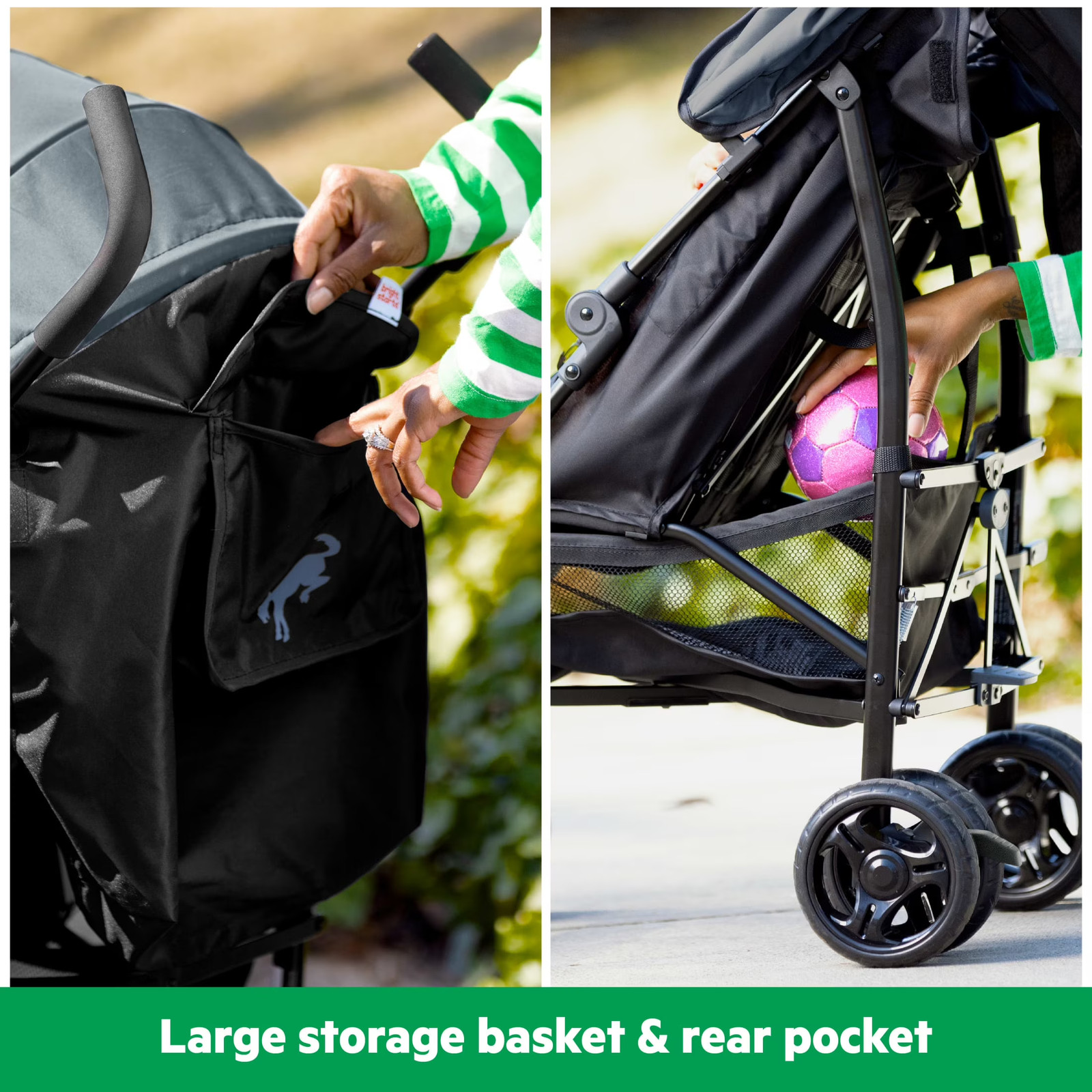 Ford Bronco HighGear Stroller by Bright Starts, Area 51 Blue/Green