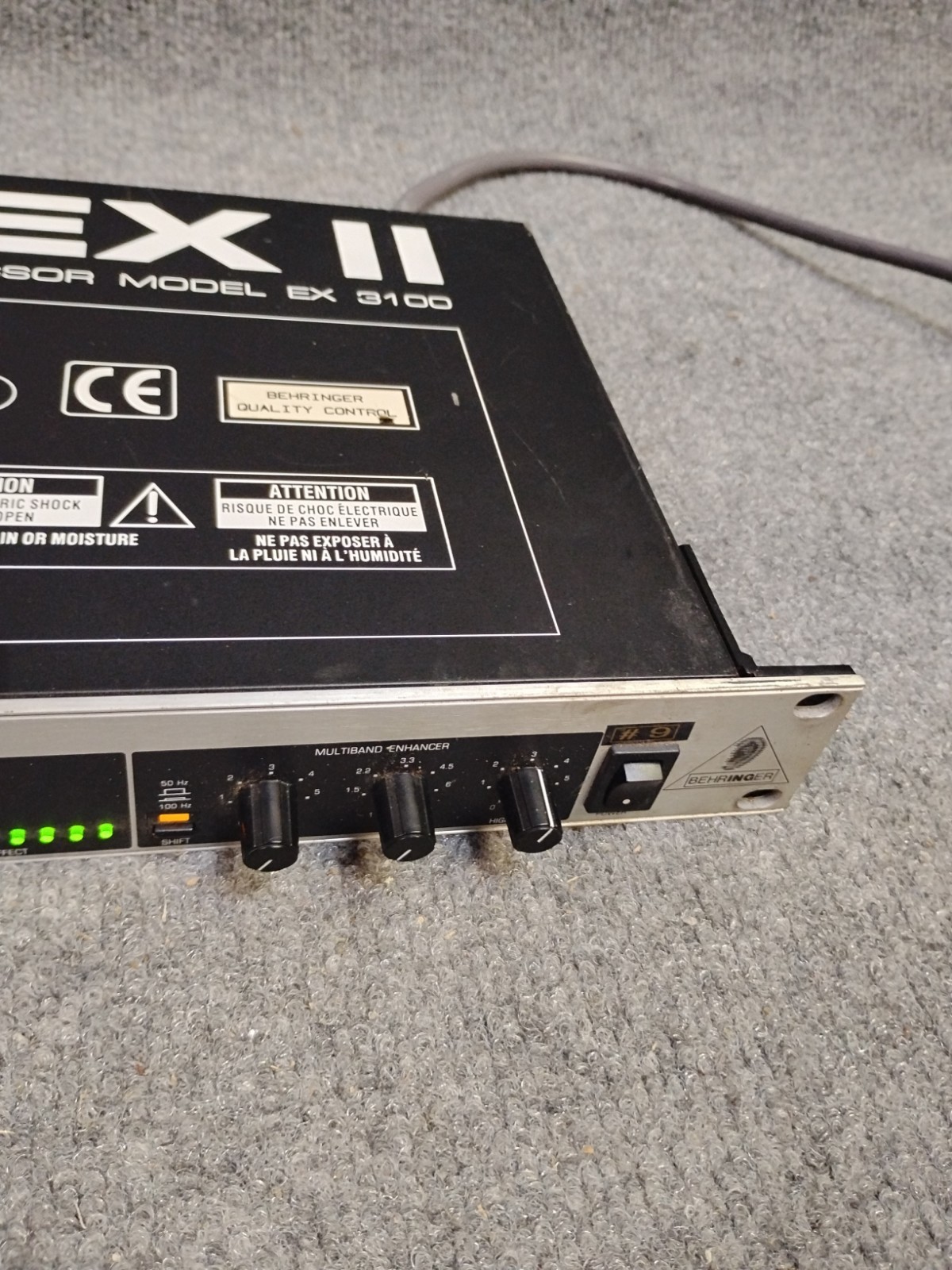 Behringer ULTRAFLEX II EX3100 Multiband Sound Enhancement Processor