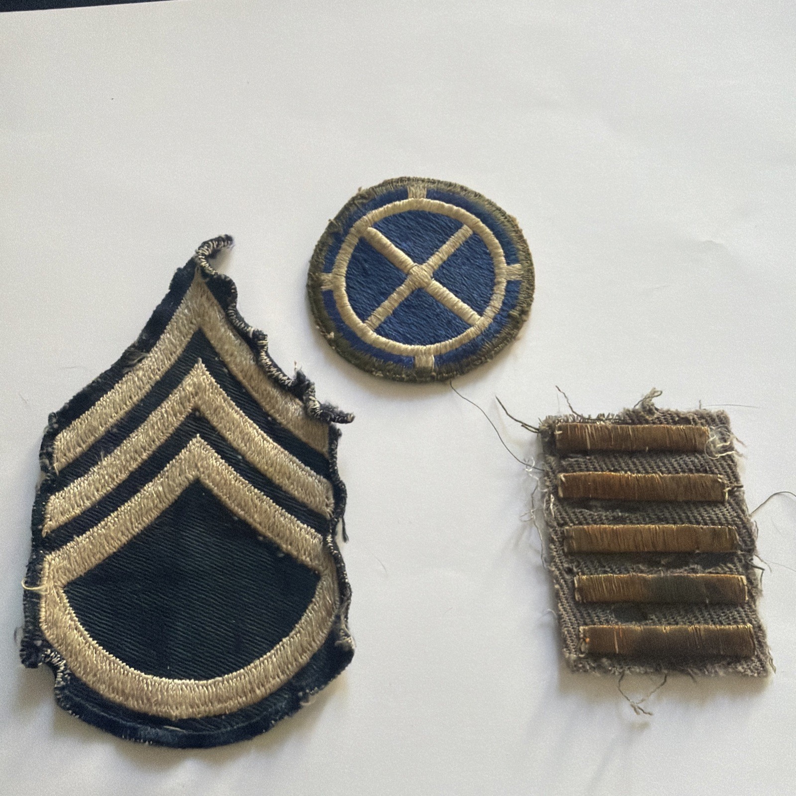 WWII US Army 35th Infantry Division AAF Uniform Insignia Patch