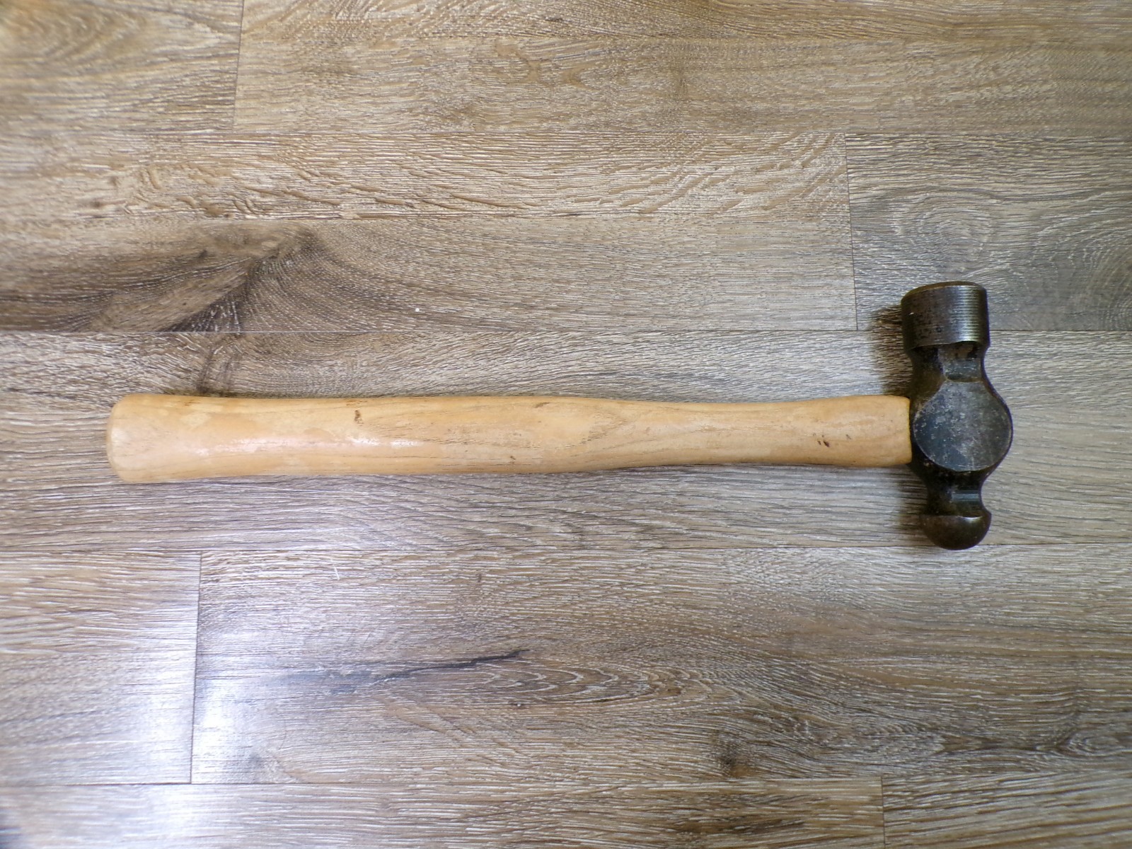 Ball Peen Hammer Wood Handle 15.5" Long - Solid!