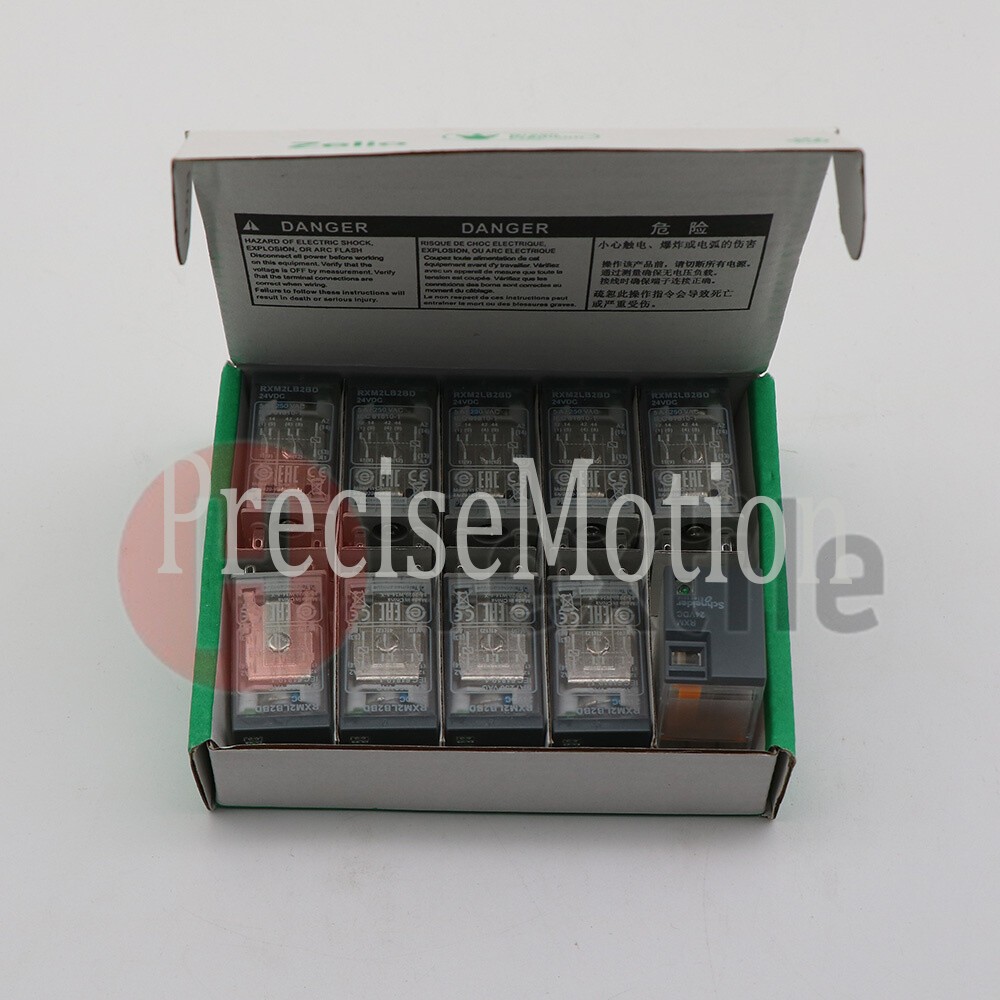 10pc/box Brand New Schneider RXM2LB2BD Relay DC24V One year warranty