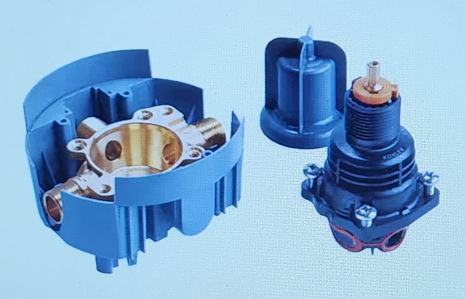 Kohler Rite-Temp Thermostatic Valve Body and Cartridge Kit 28304-K-NA