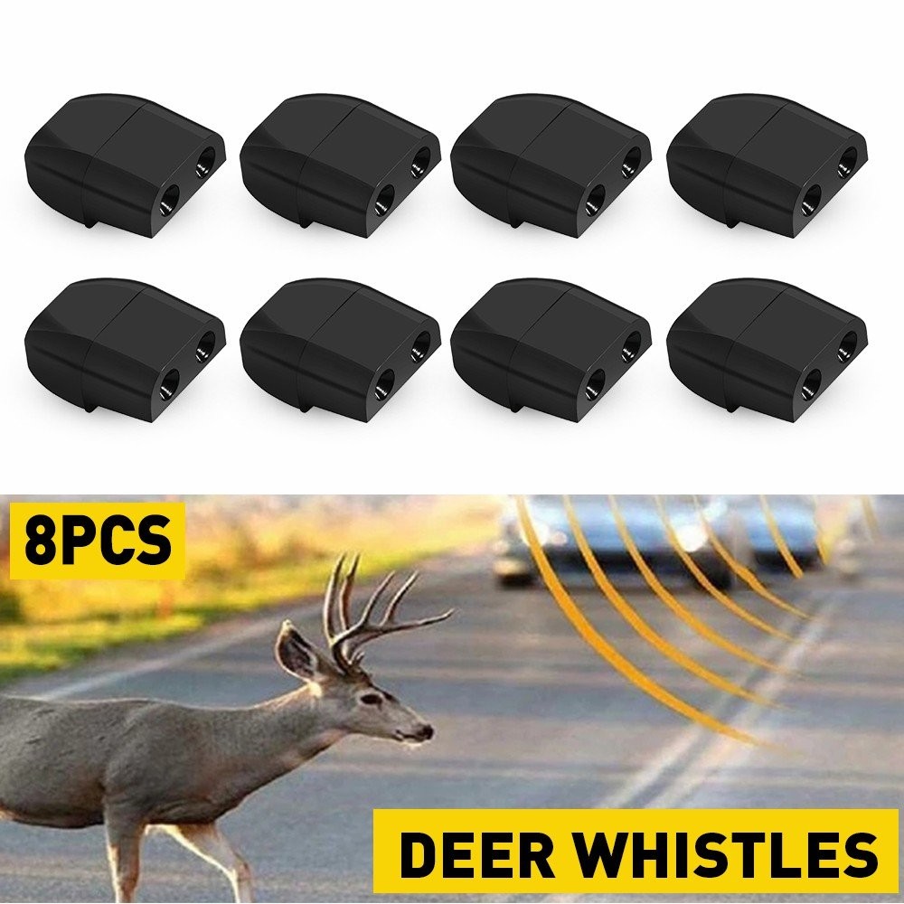 8pcs Universal Elk-Deer-Animal Alert Whistles Warning System For Car/Truck/Bike