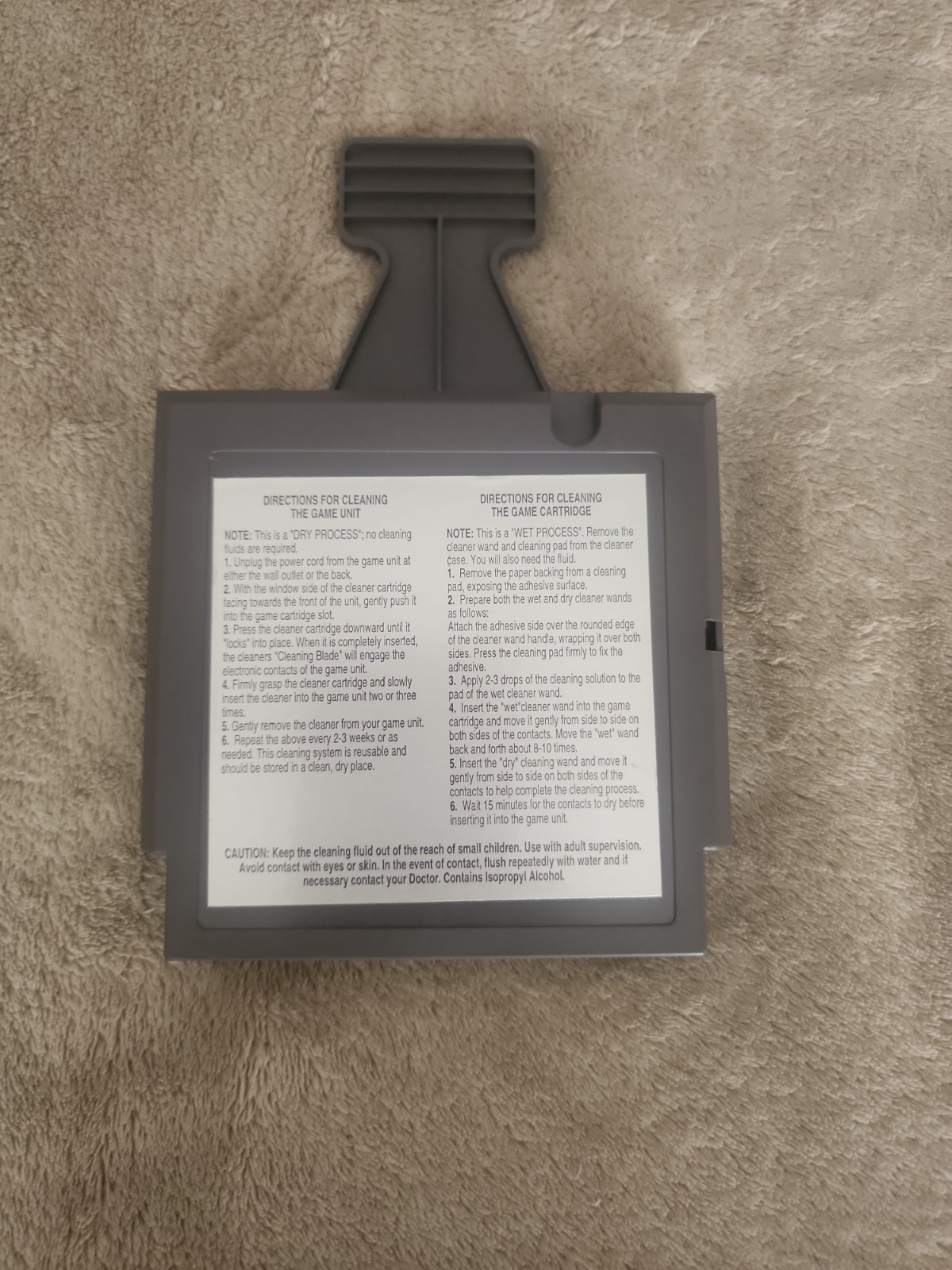 Nintendo NES Cleaning Kit Original with Box