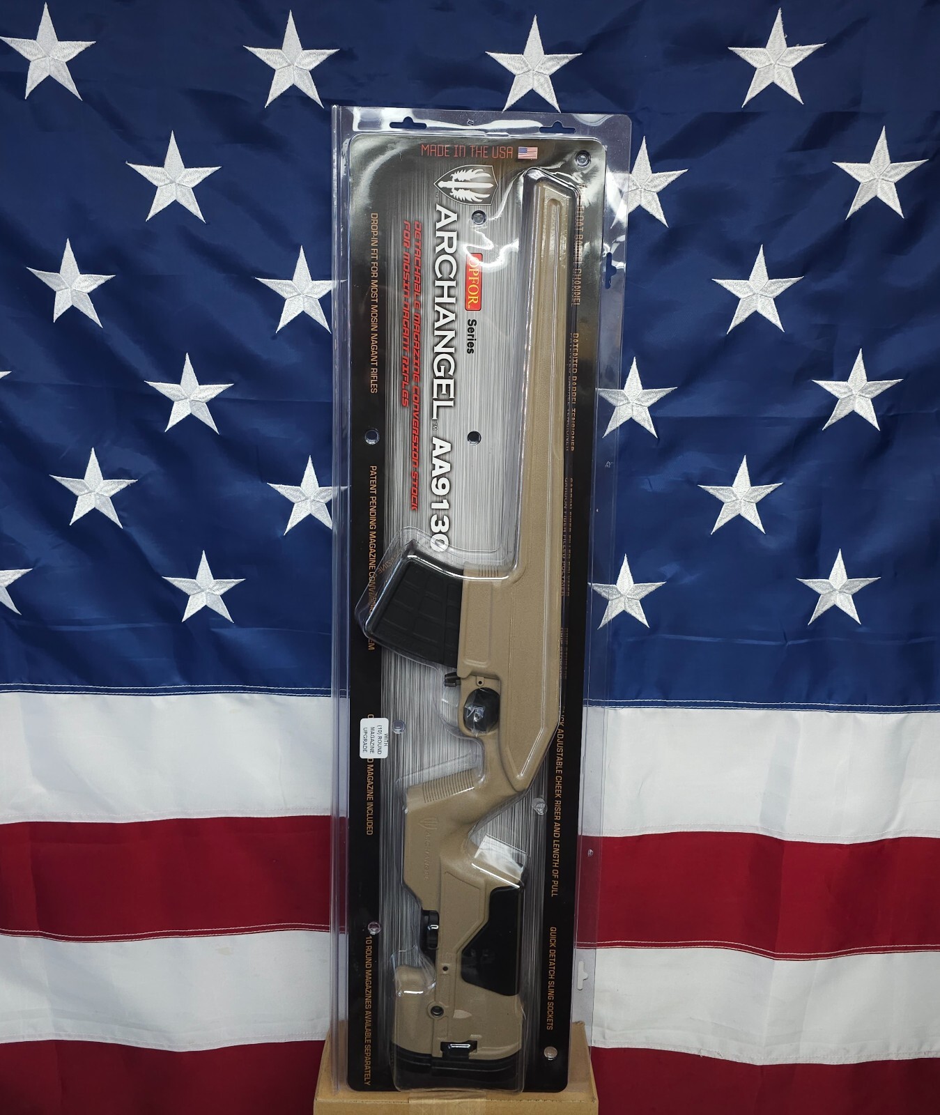 ProMag Archangel OPFOR Precision Rifle Stock for Mosin-Nagant, Tan - AA9130-DT