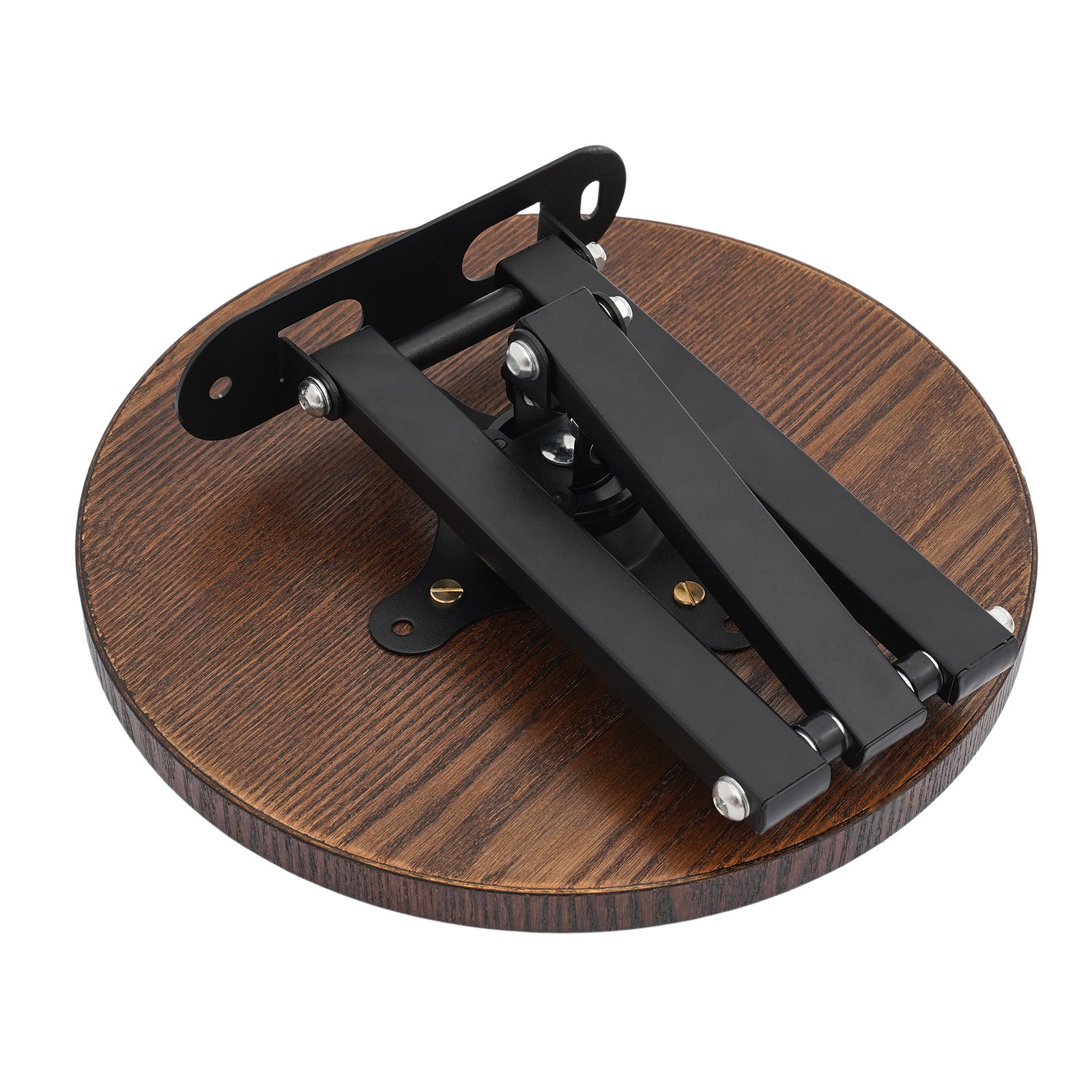 30cm(D) Round Wall Table, Foldable Reading Desk, Bedside Table, Wall-Mount Desk