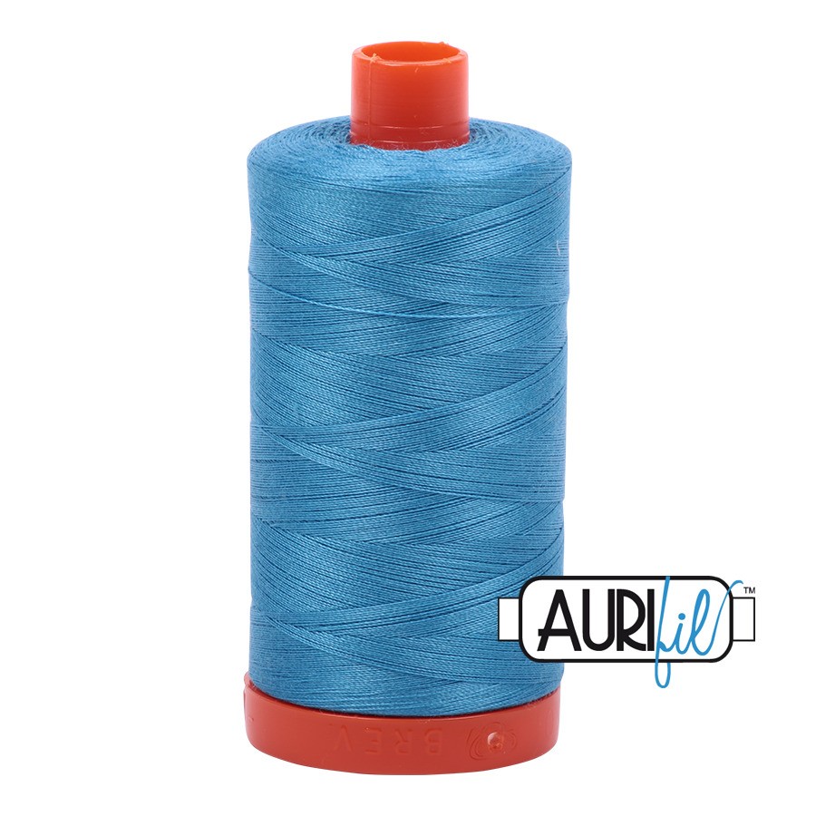Bright Teal 1320 | 50wt Large Spool 1300M / 1422Y | Aurifil