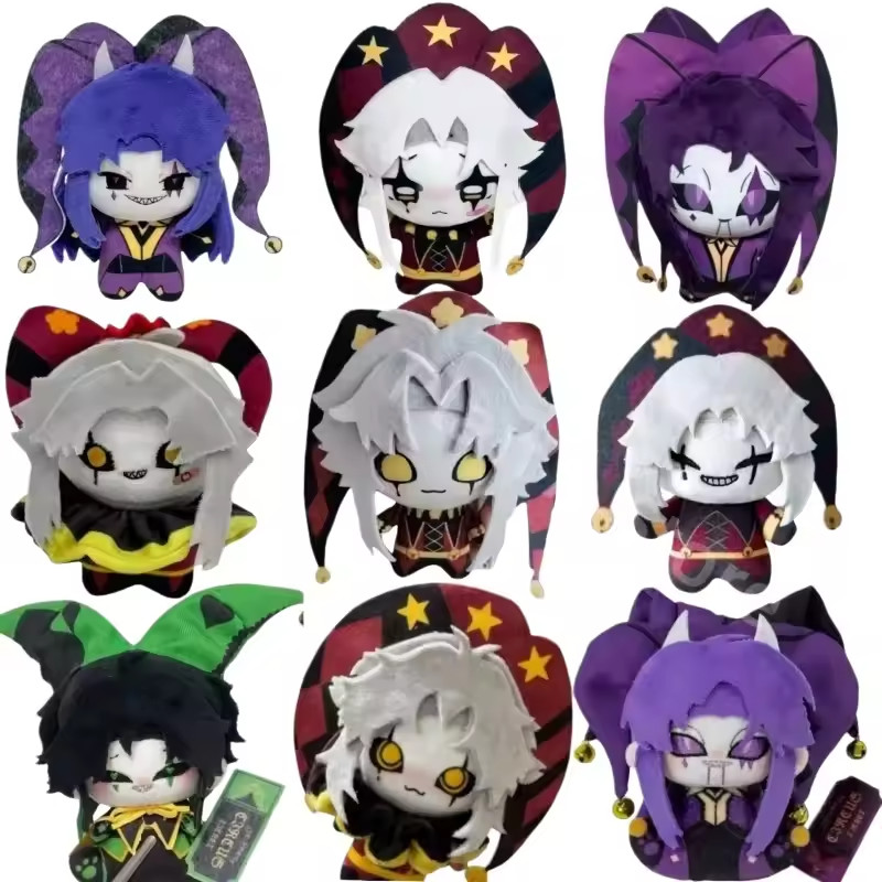 The Freak Circus Pierrot Plush Harlequin Jester Plushie Toy for Game Fans