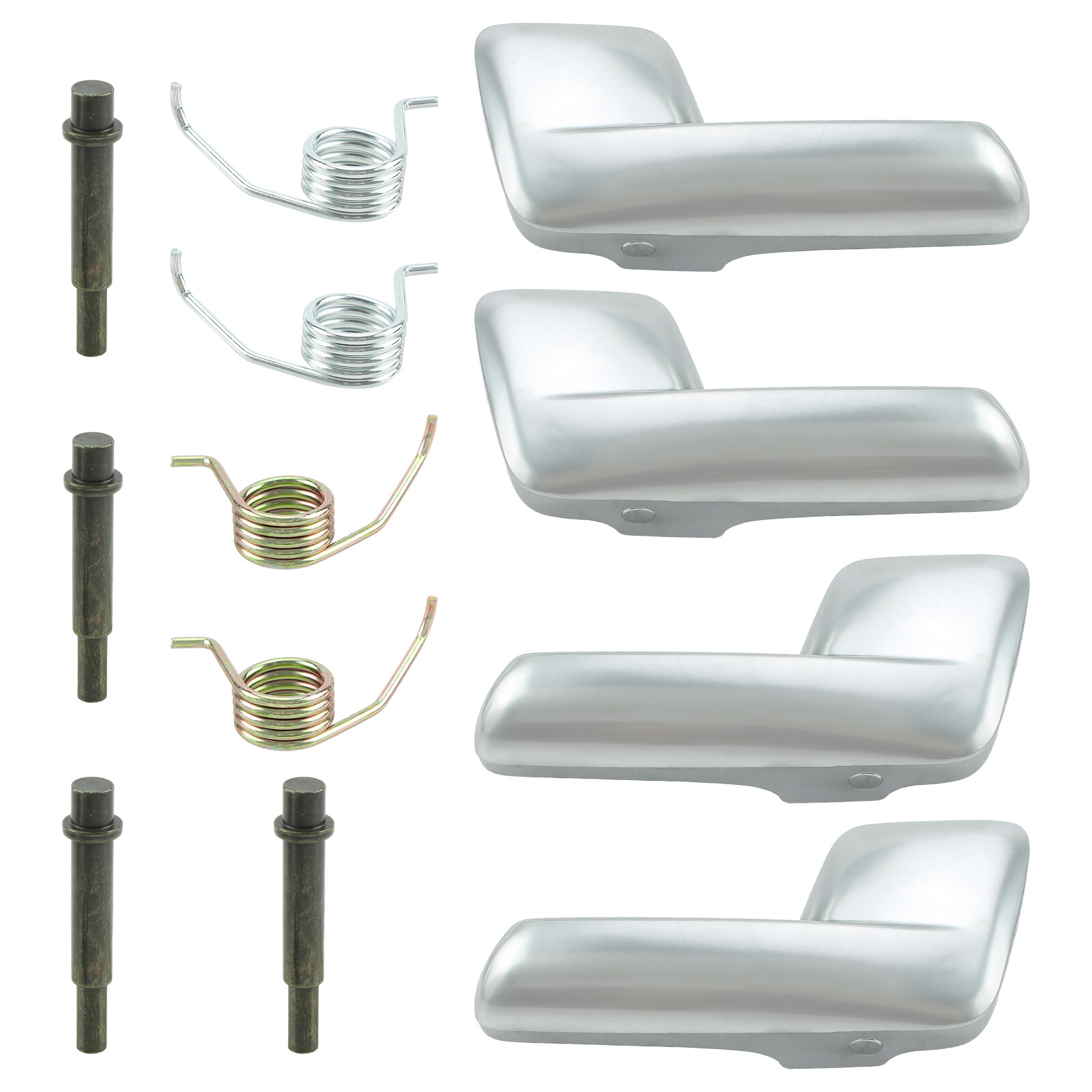 4x Door Handles Set Inside Interior Satin Chrome for 2003-2006 Ford Expedition