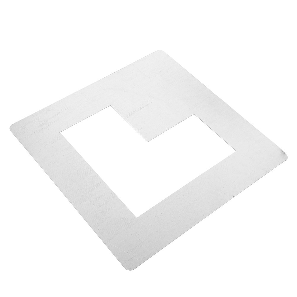 L Shaped Parking Lot Stencils - Reusable Metal Parking Line Floor Stencils for
