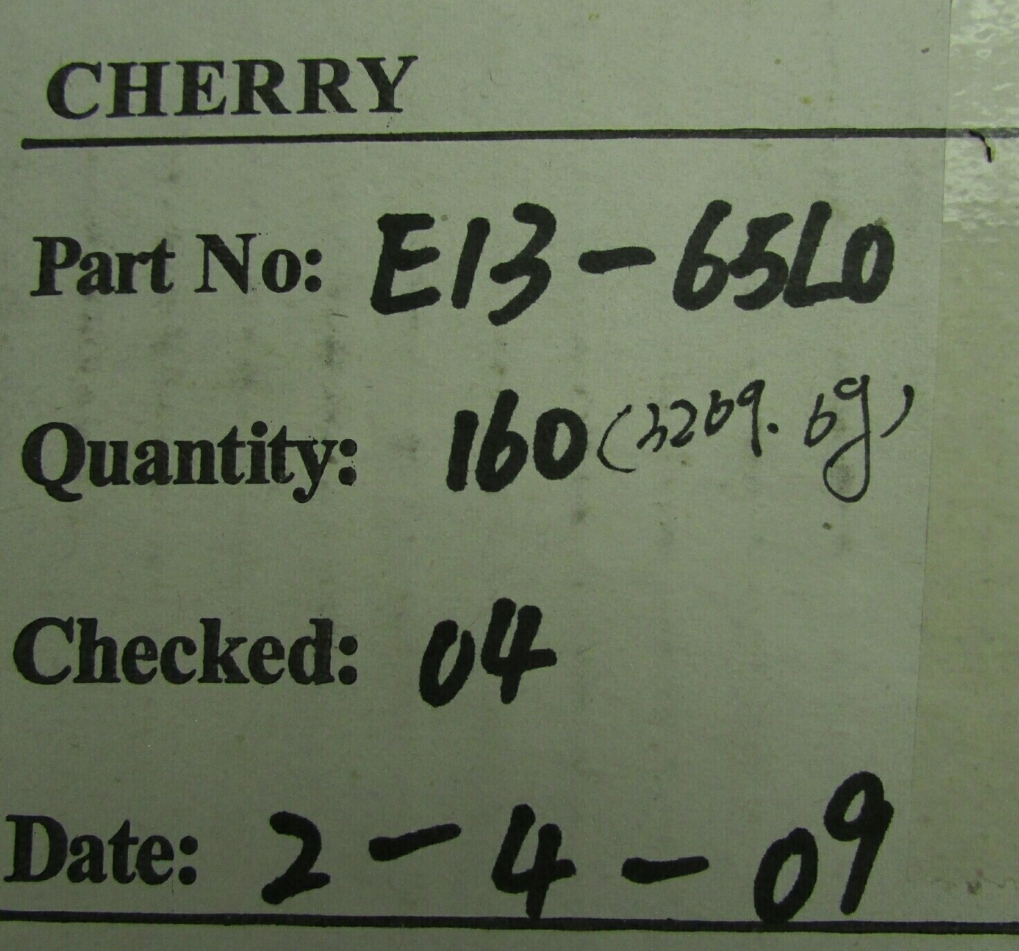 Lot 2 Cherry E13 15A Normally Open/Closed Pushbutton Switch 125/250 VAC E13-65L0