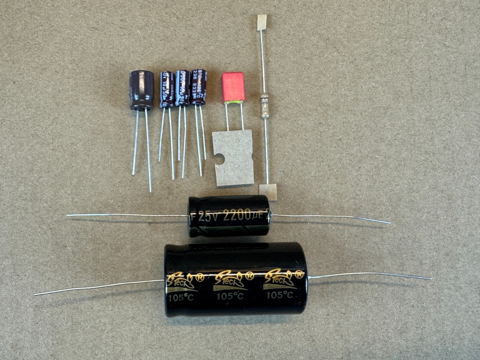 Dual CS 750 Recap Kit Turntable Speed Repair Set New Capacitors