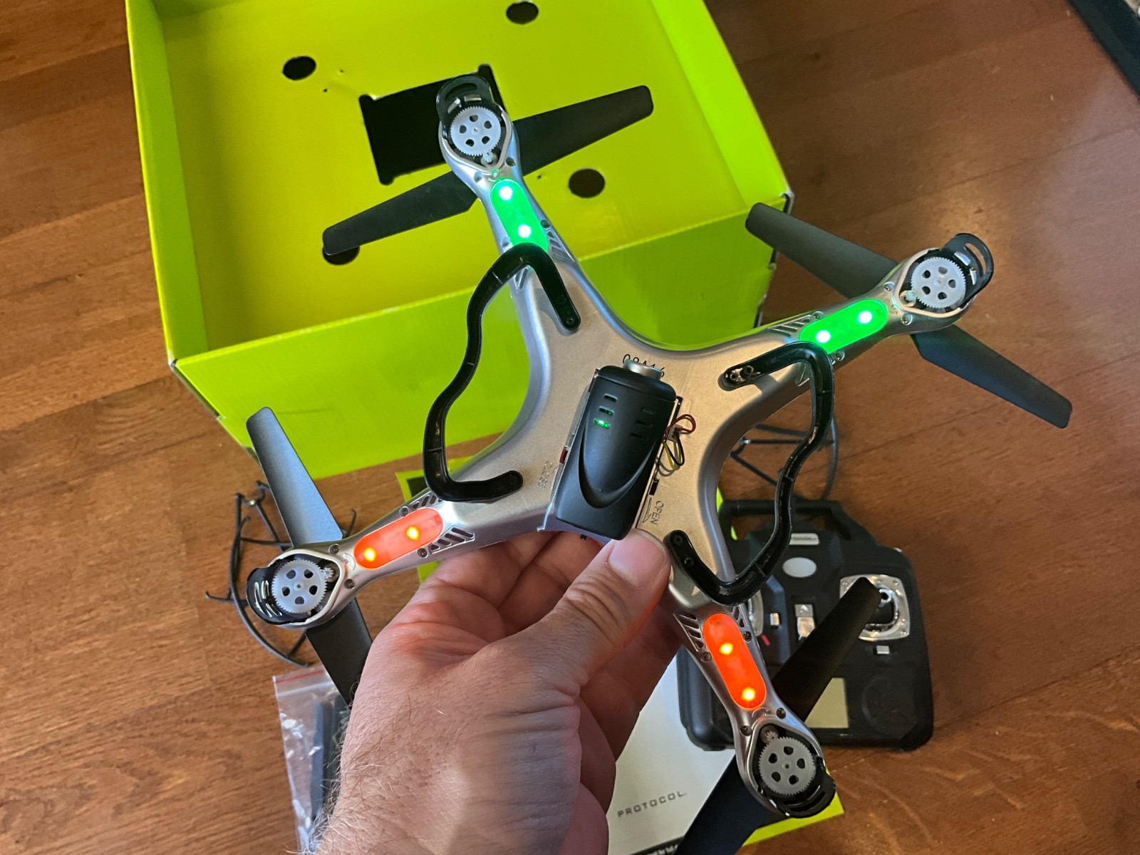 New Protocol - Dronium Two AP Drone with Remote Controller New
