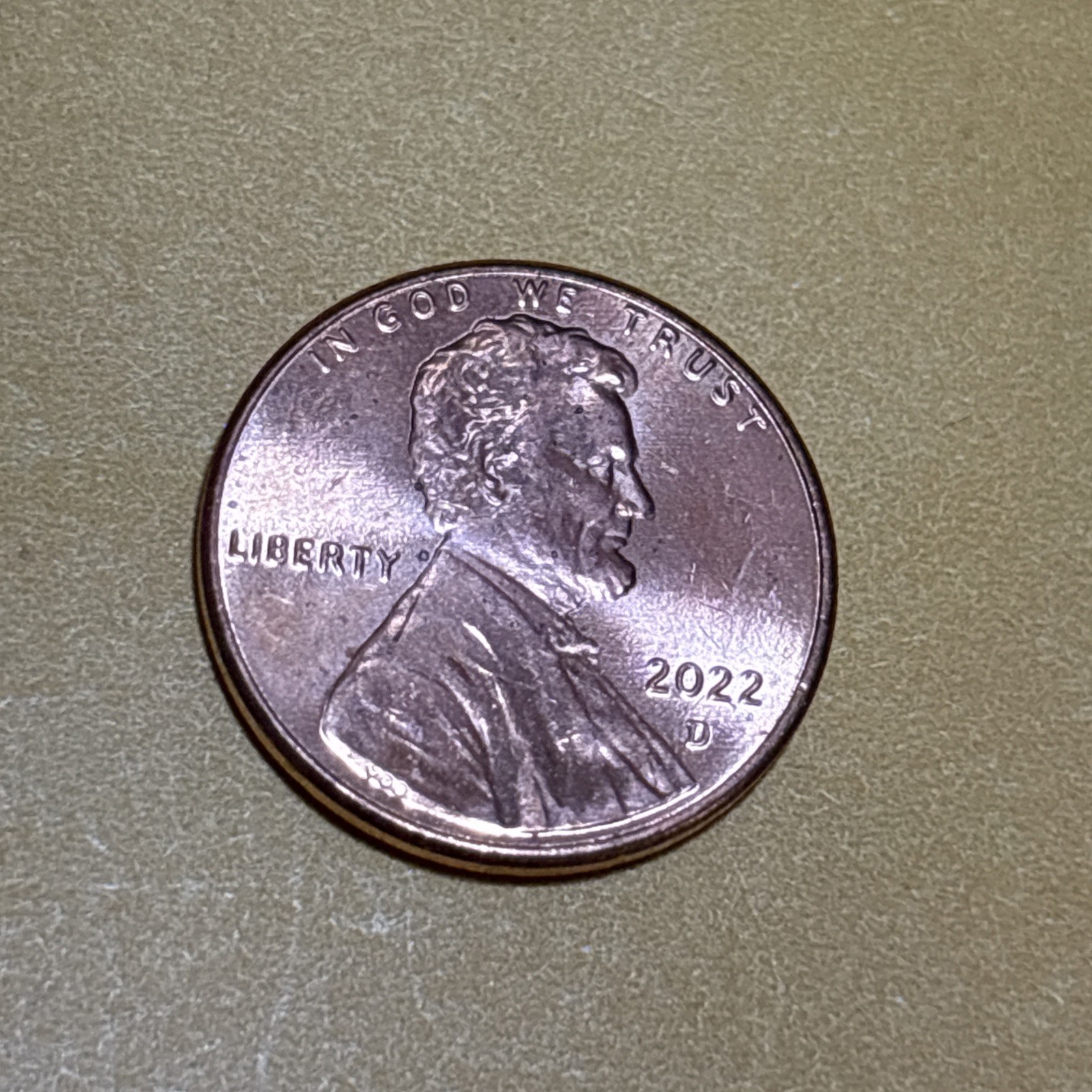 2022 D Lincoln Shield Cent DDO