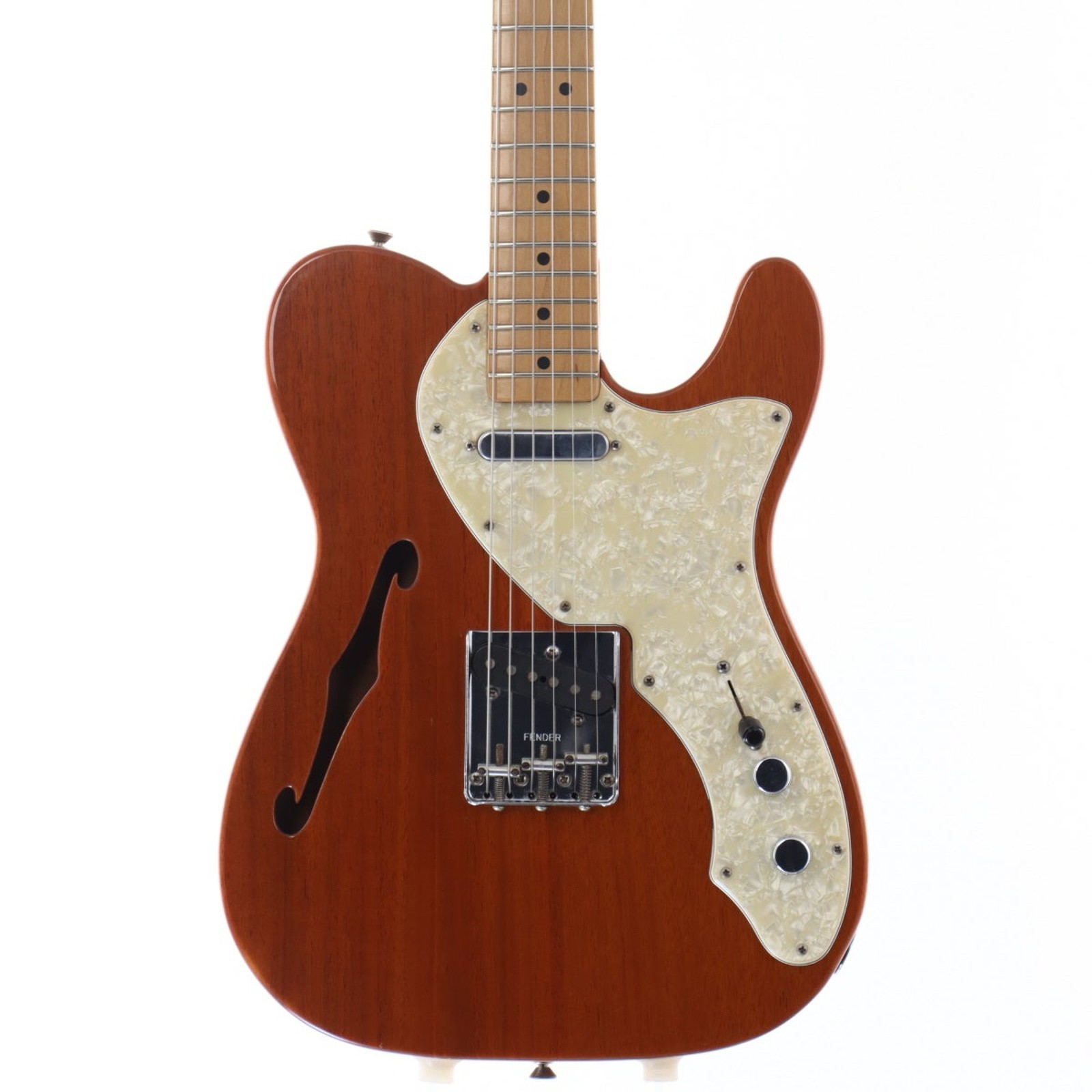 Fender Mexico Classic 69 Telecaster Thinline Mahogany Natural Used w/Soft Case