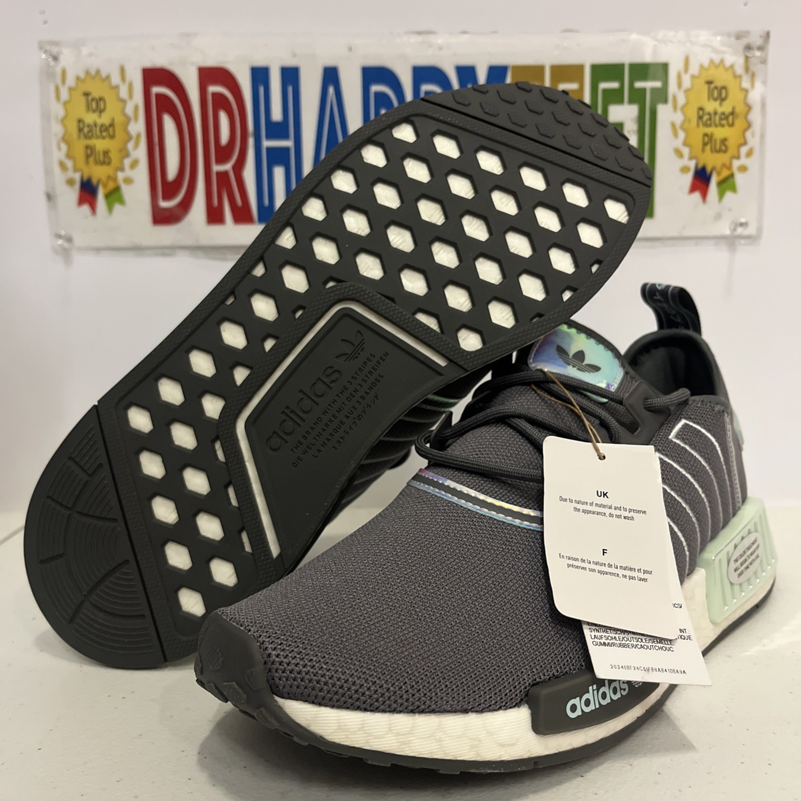 Adidas Originals NMD_R1 Women's Casual Shoes Gray GW9472 New