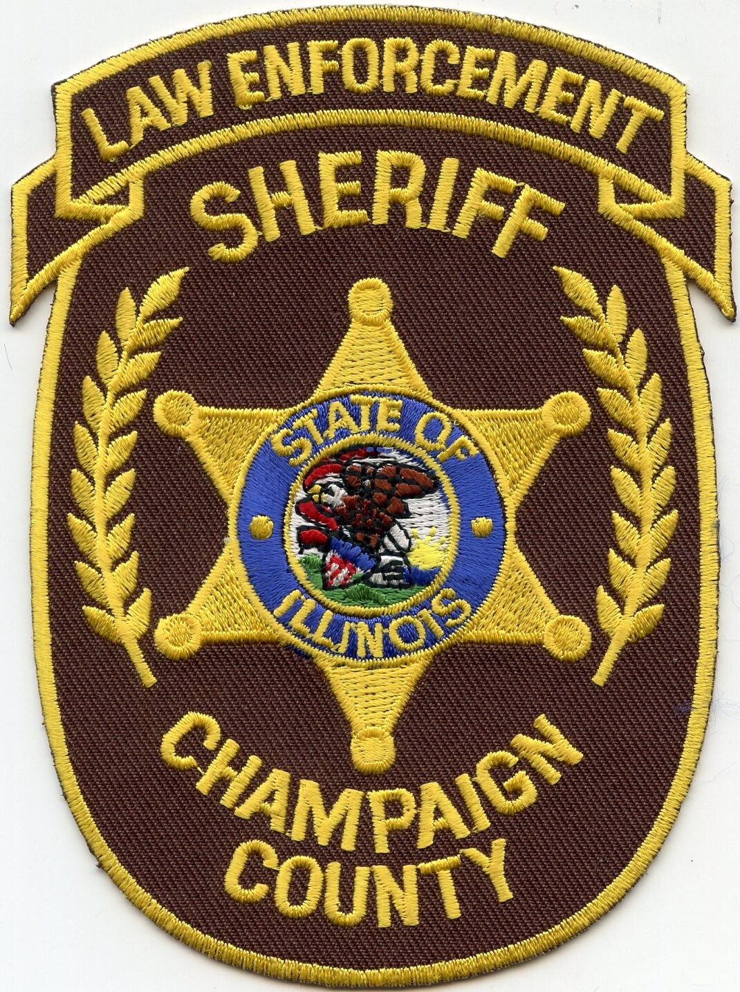 CHAMPAIGN COUNTY ILLINOIS Law Enforcement SHERIFF POLICE PATCH