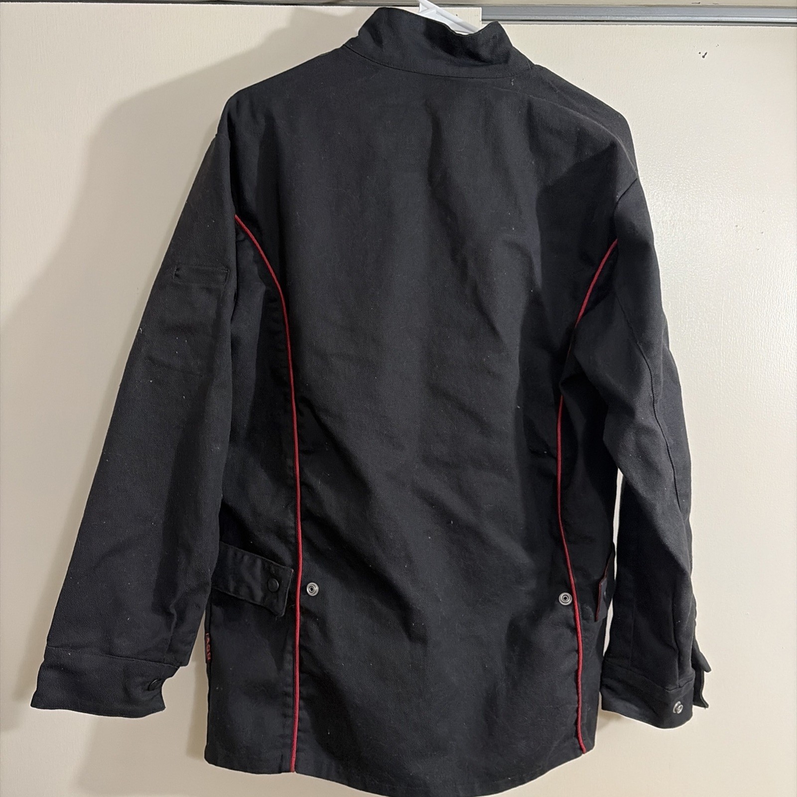 QTY 3 BSX Welding Jacket Size Medium Long Sleeve Black Button Up Flame Resistant