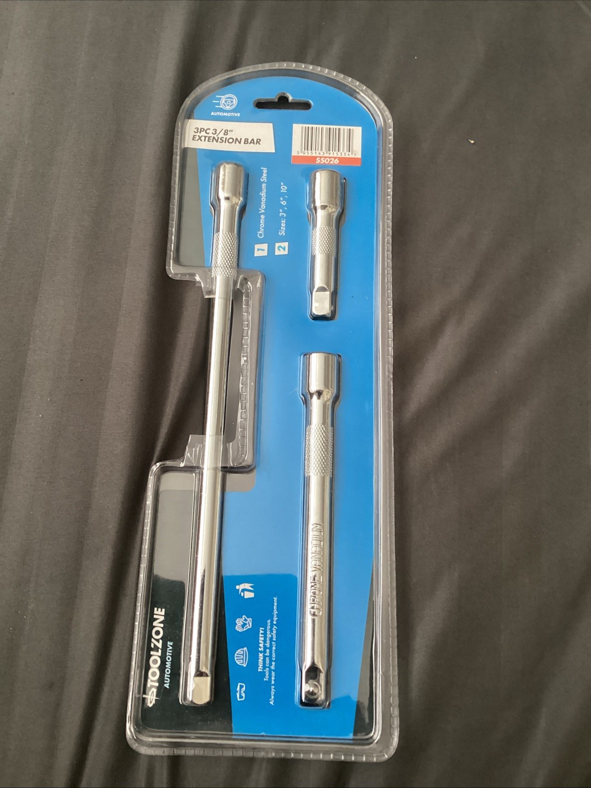 Toolzone SS026 Extension Bar Set